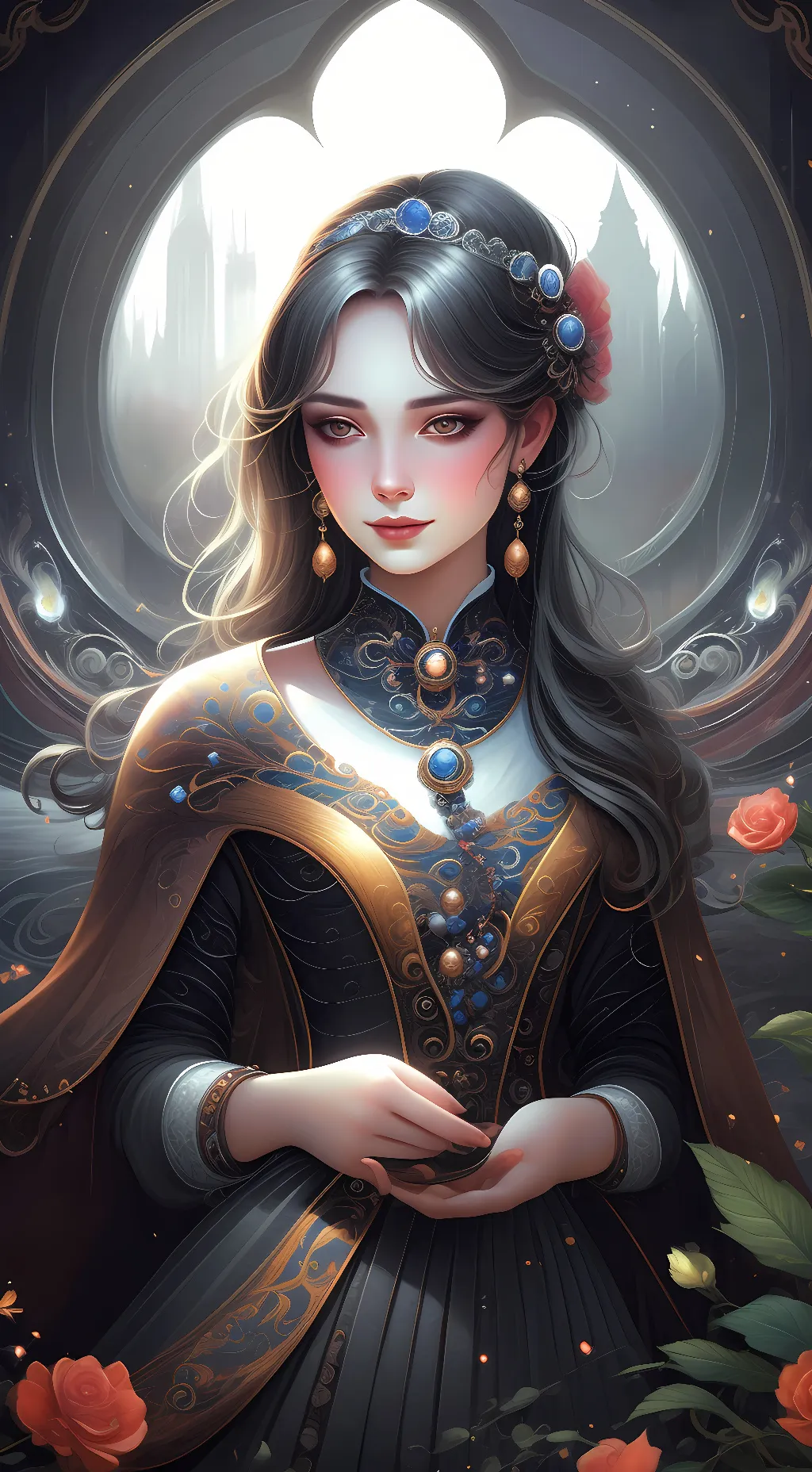 ai character: Queen Victoria background