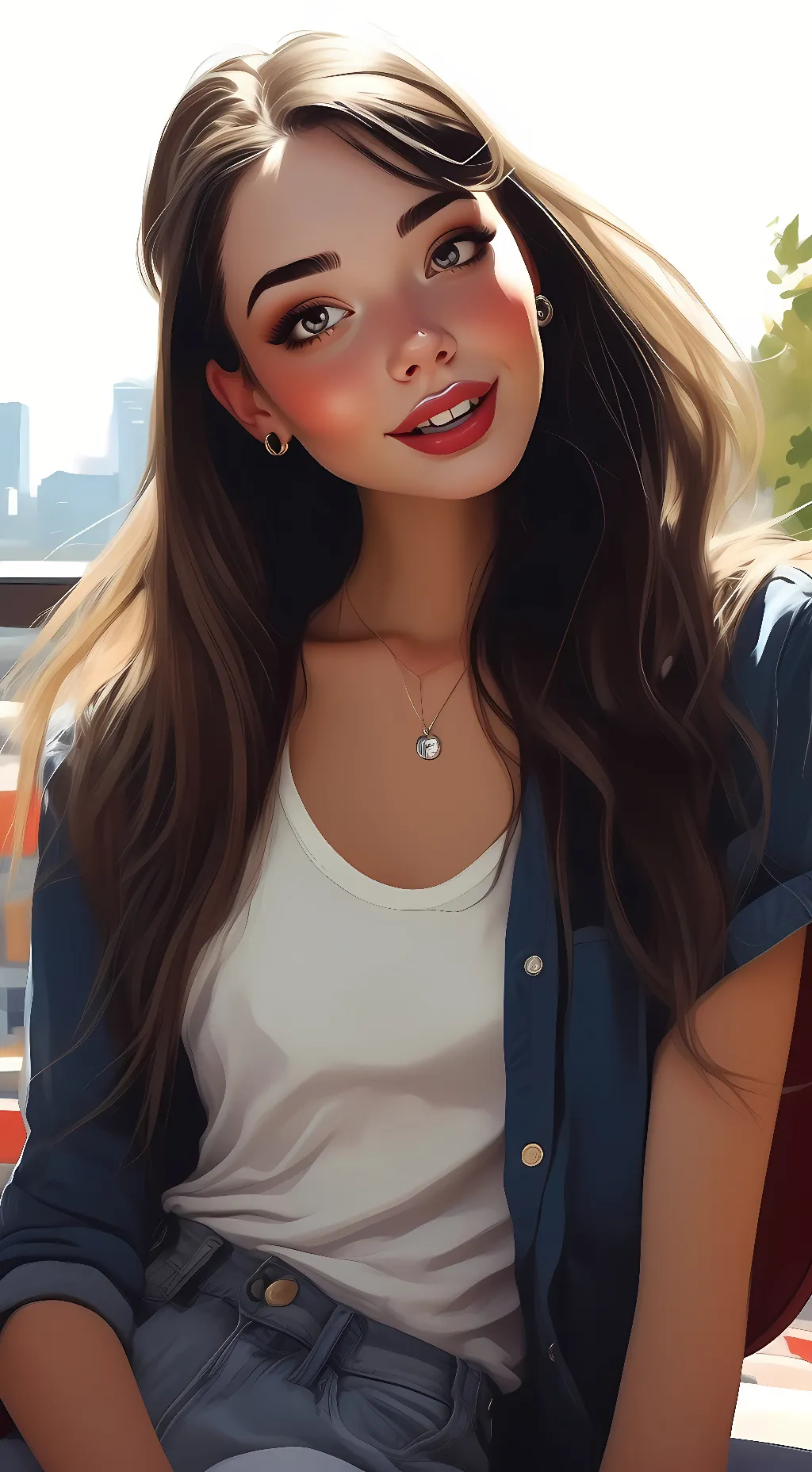 ai character: me  background