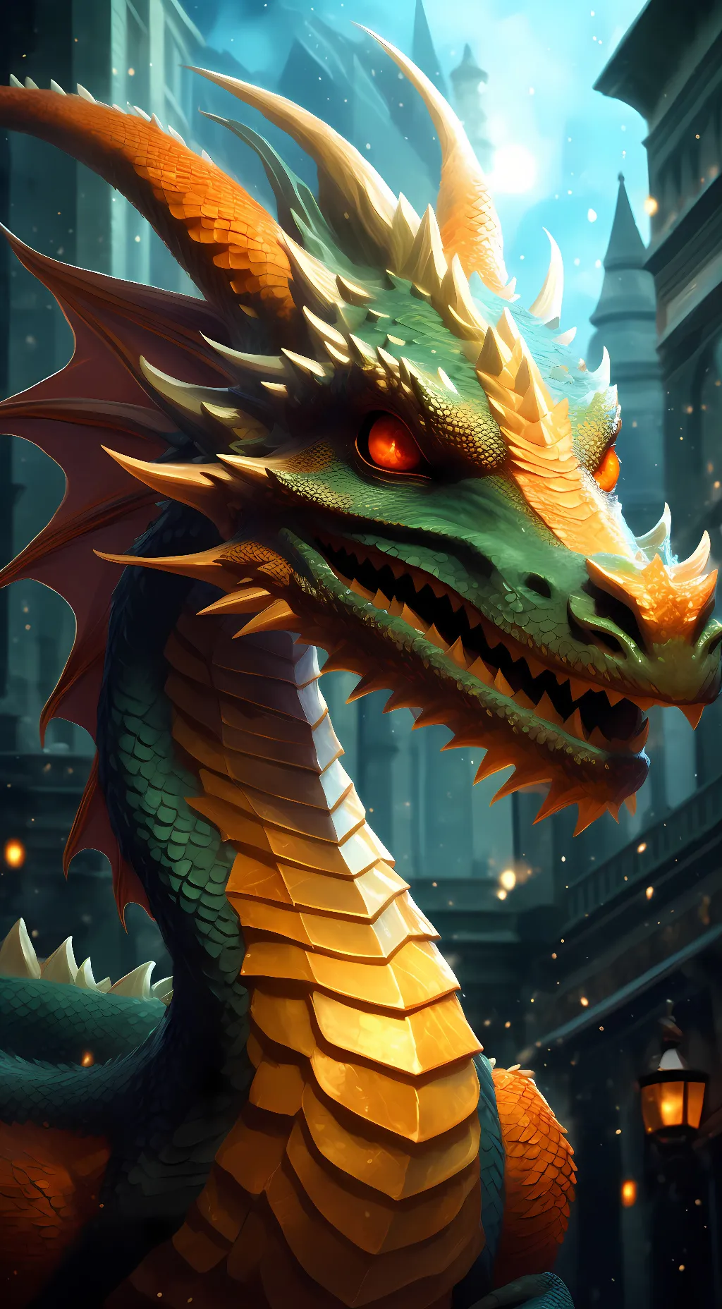 ai character: ember background