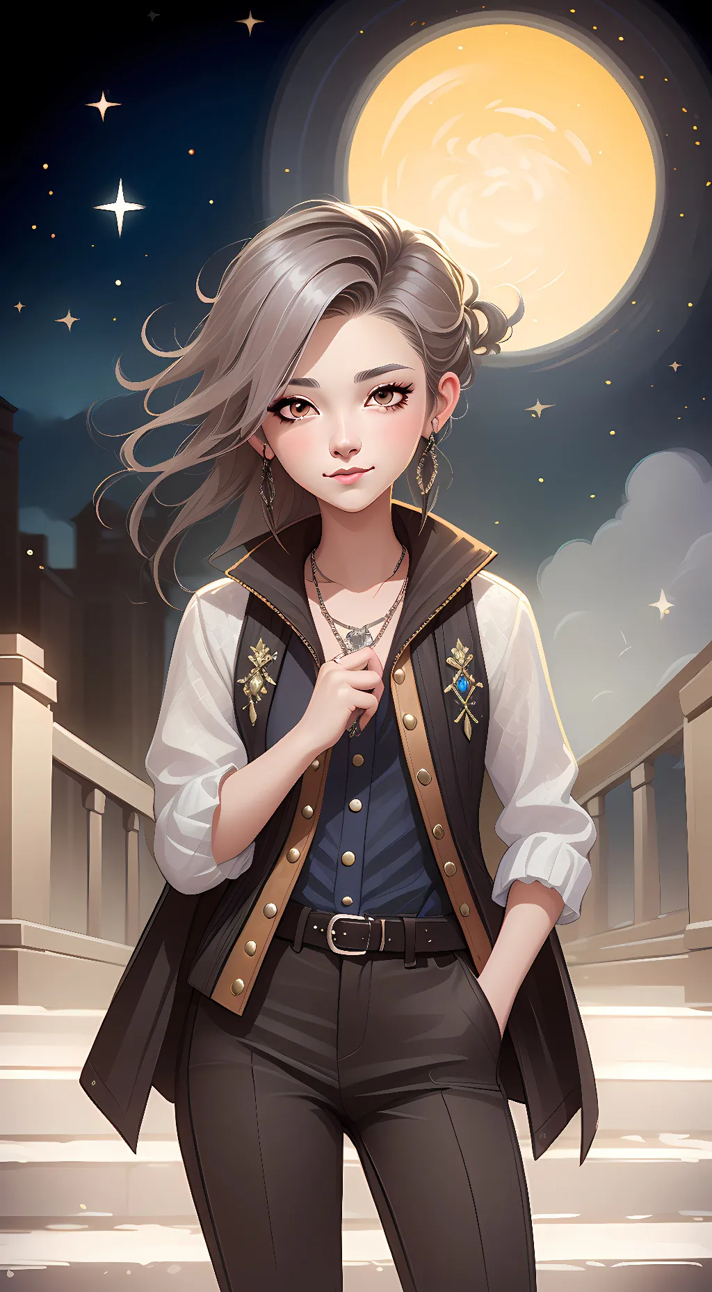 ai character: kate background
