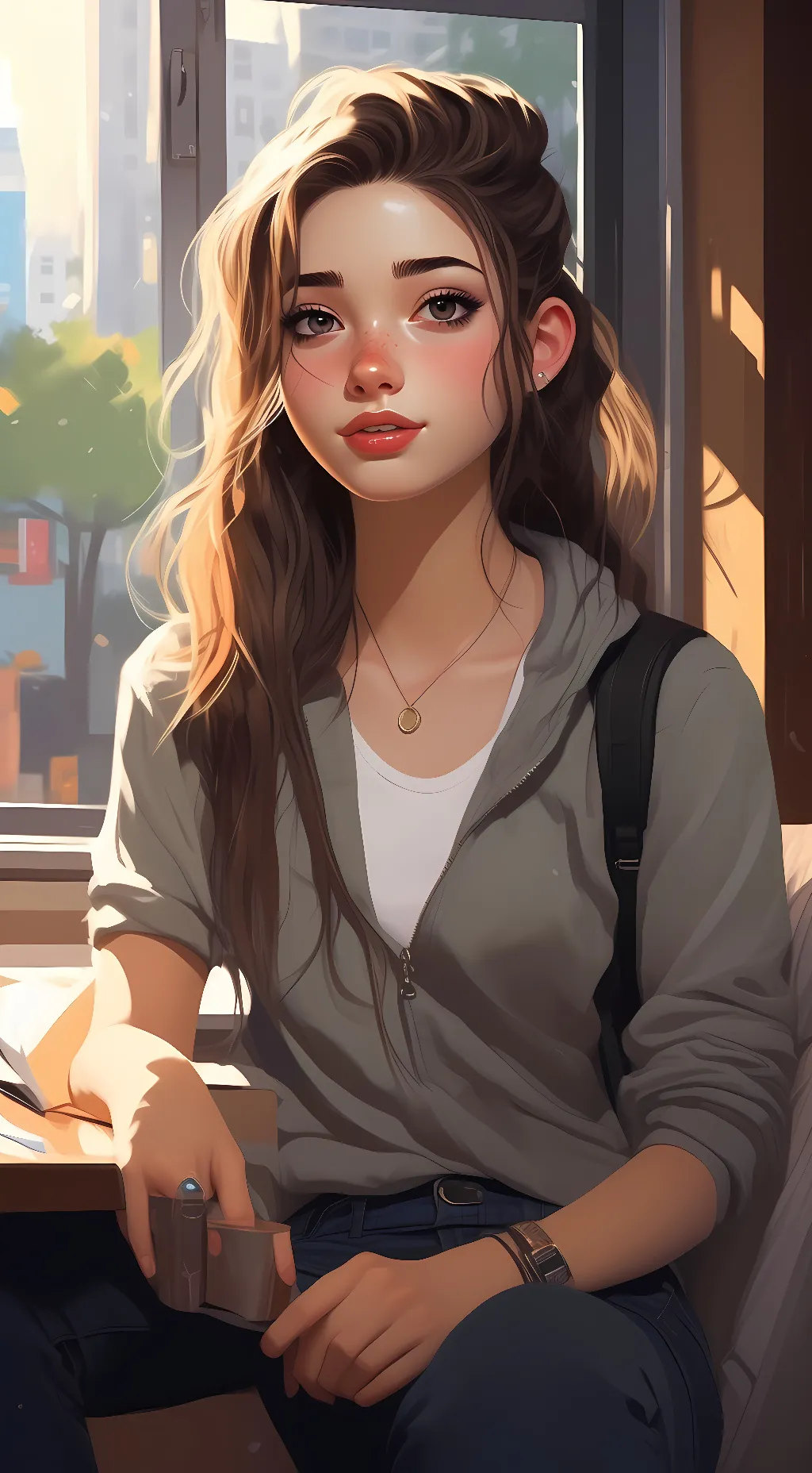 ai character: Mya background