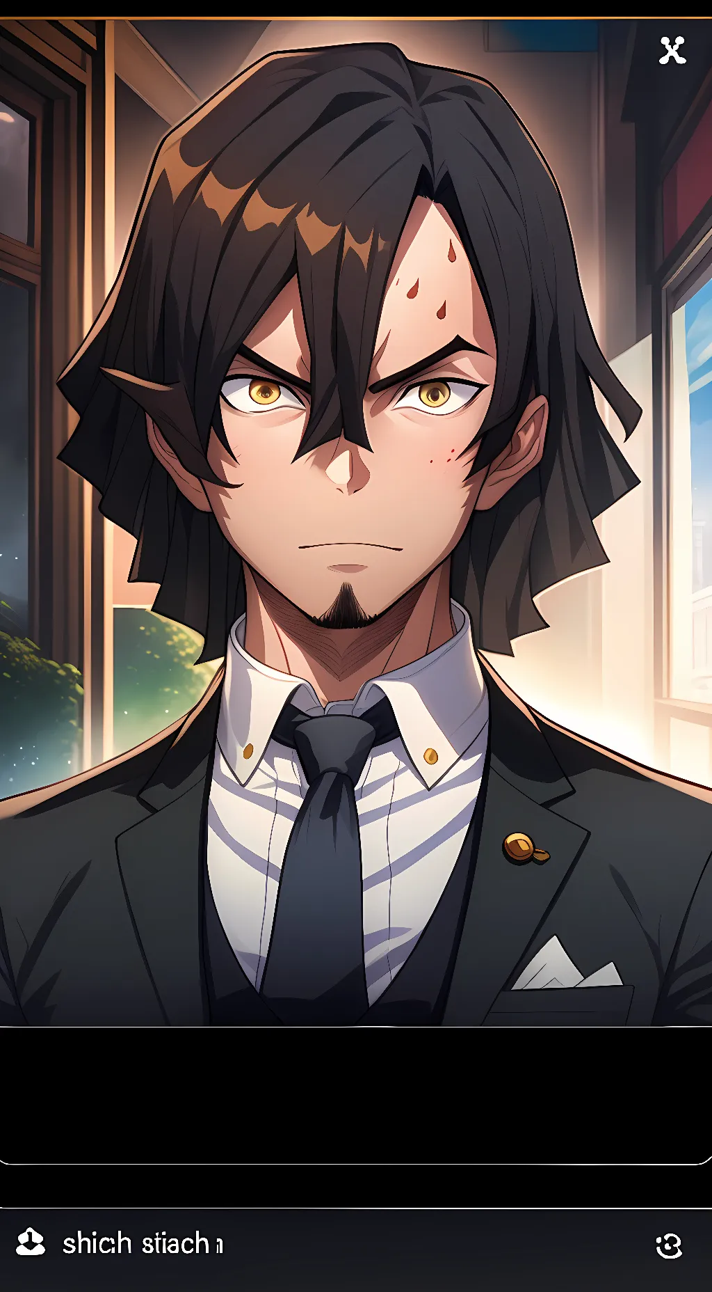 ai character: obanai background