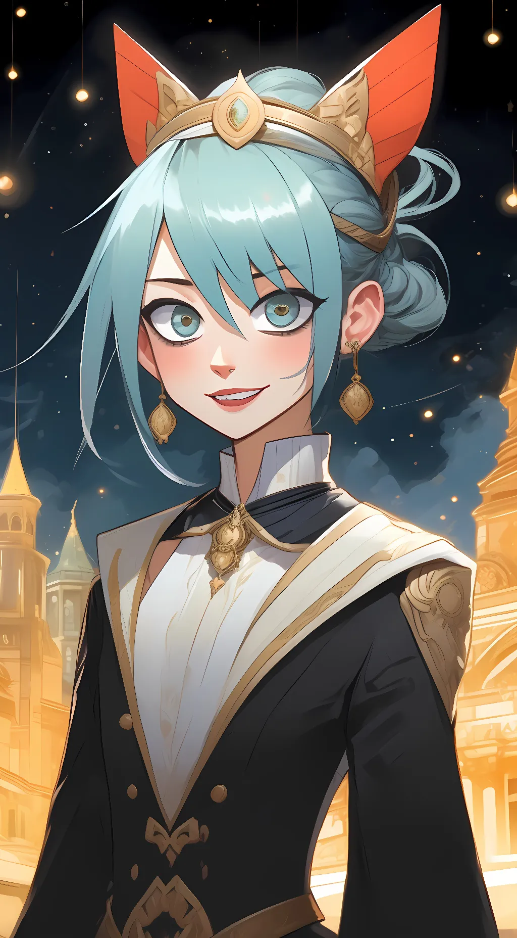 ai character: Miku background