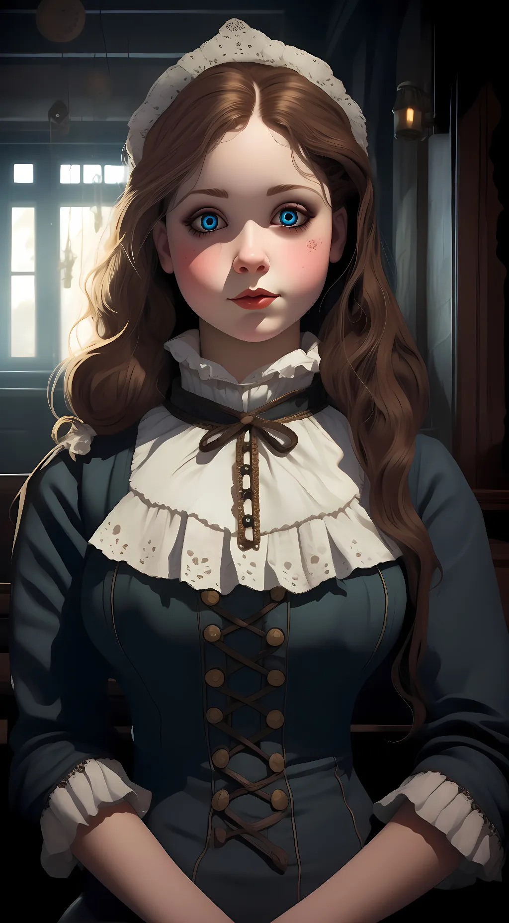 ai character: Holly's doll background