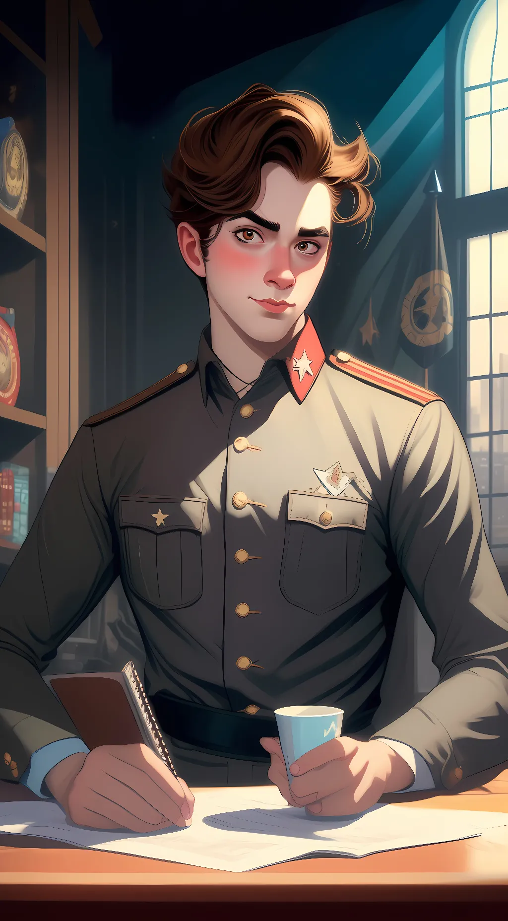 ai character: king goerge iii background