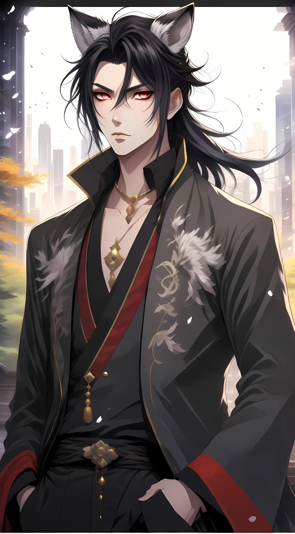 ai character: Preston  background