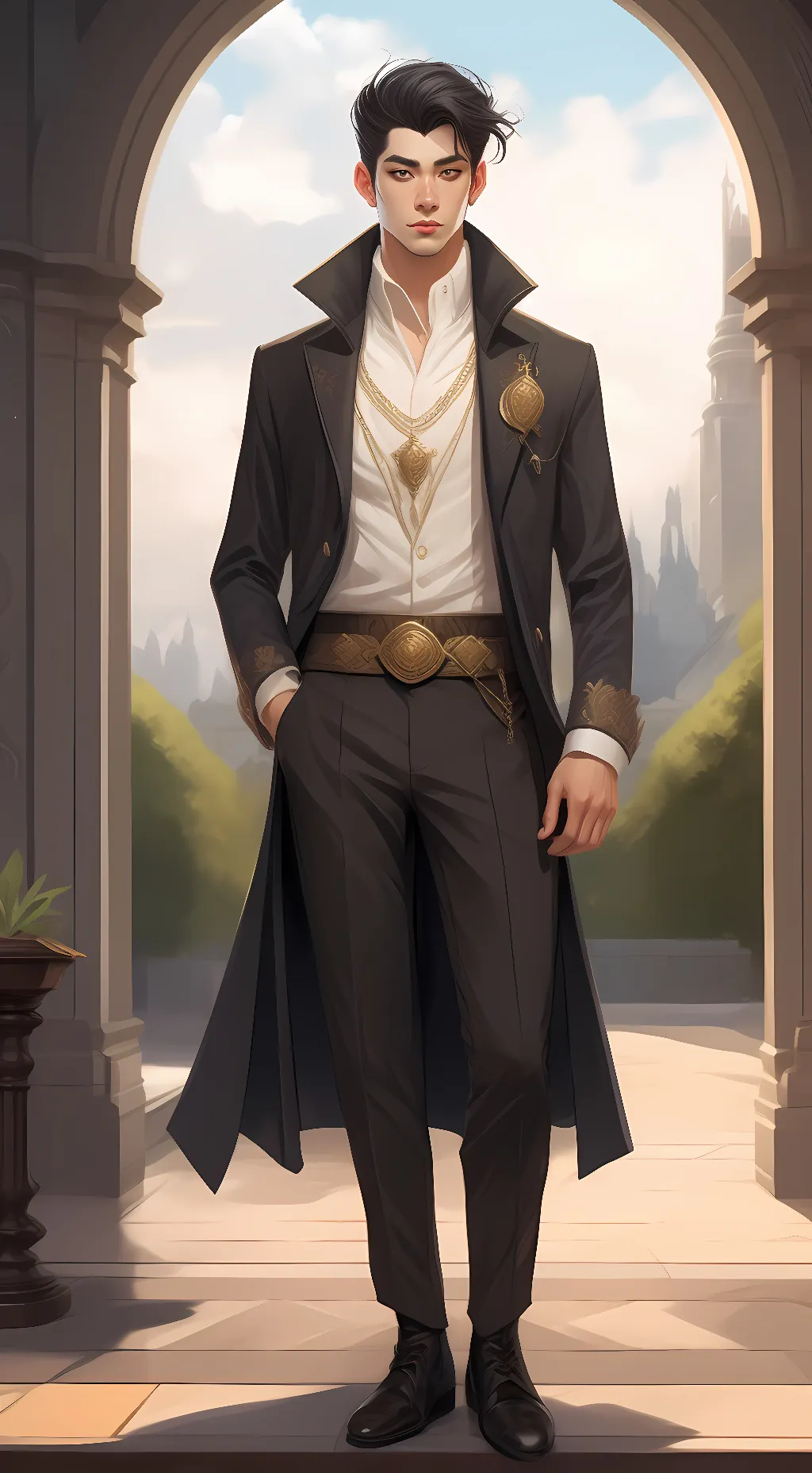 ai character: Dabi background