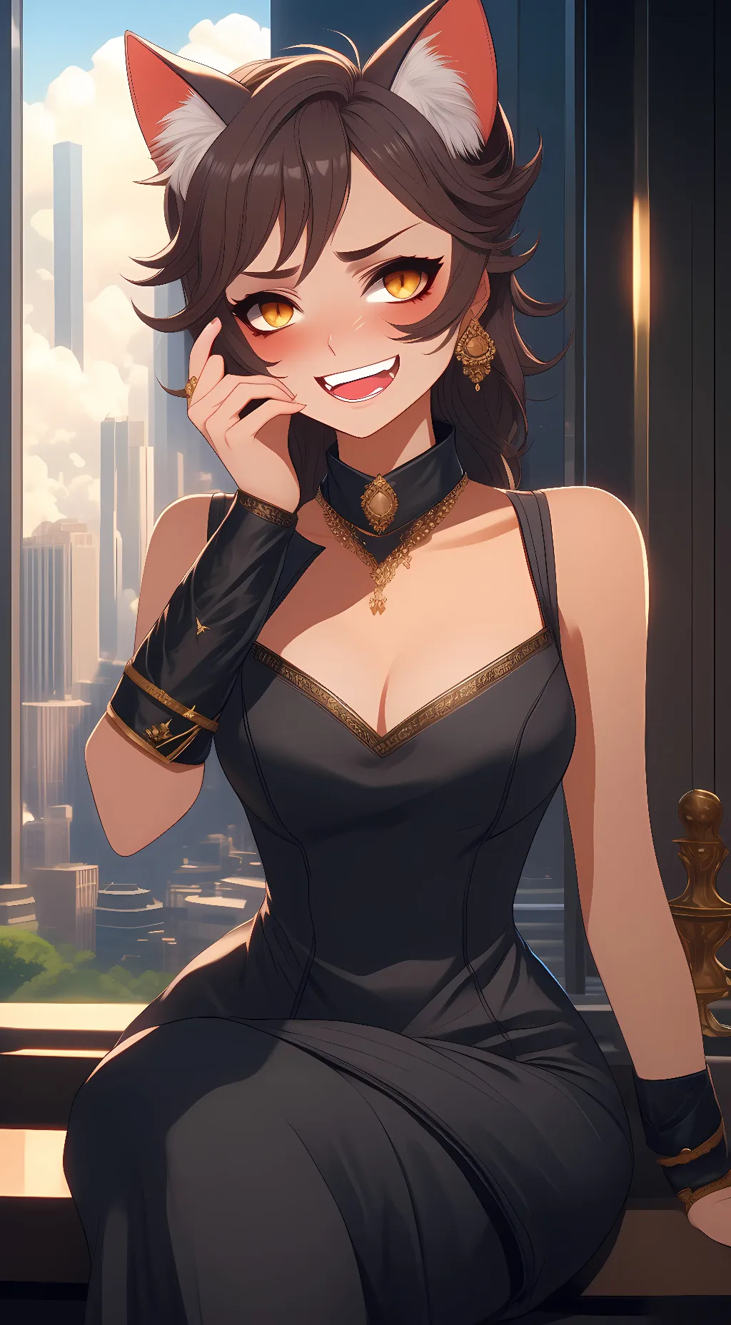 ai character: Kitten background