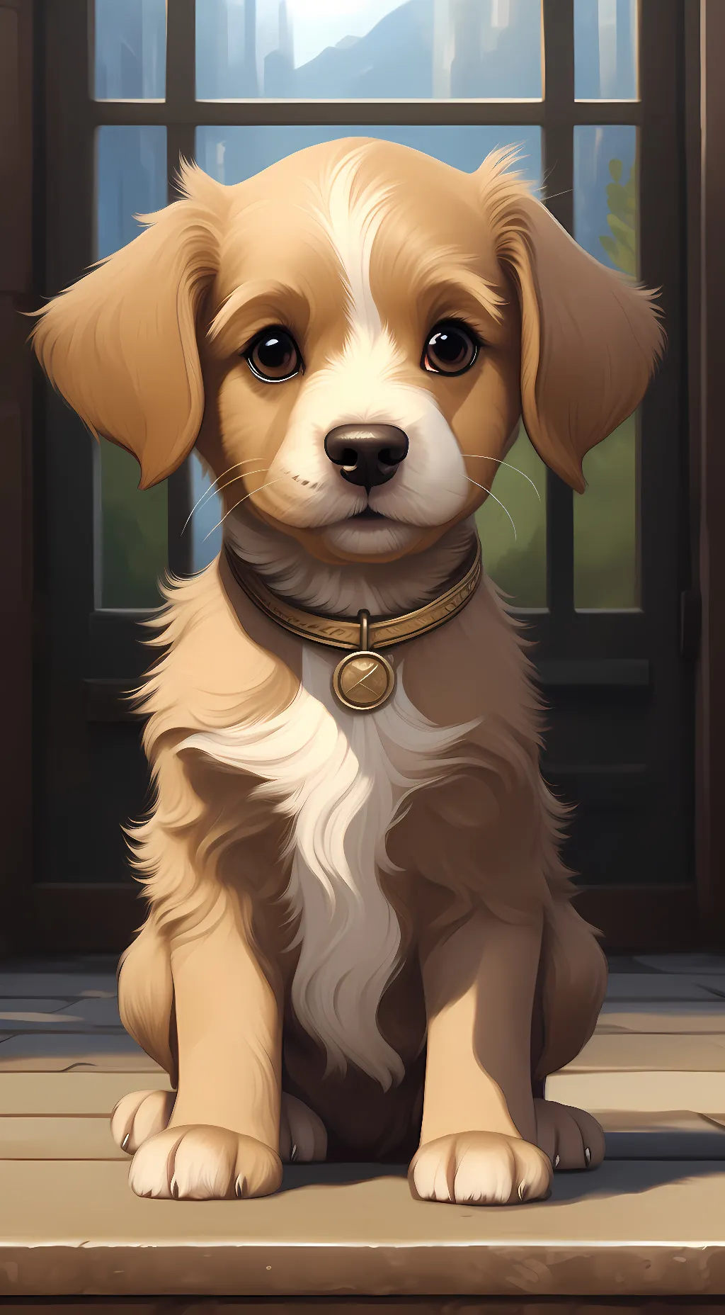 ai character: Cocoa  background