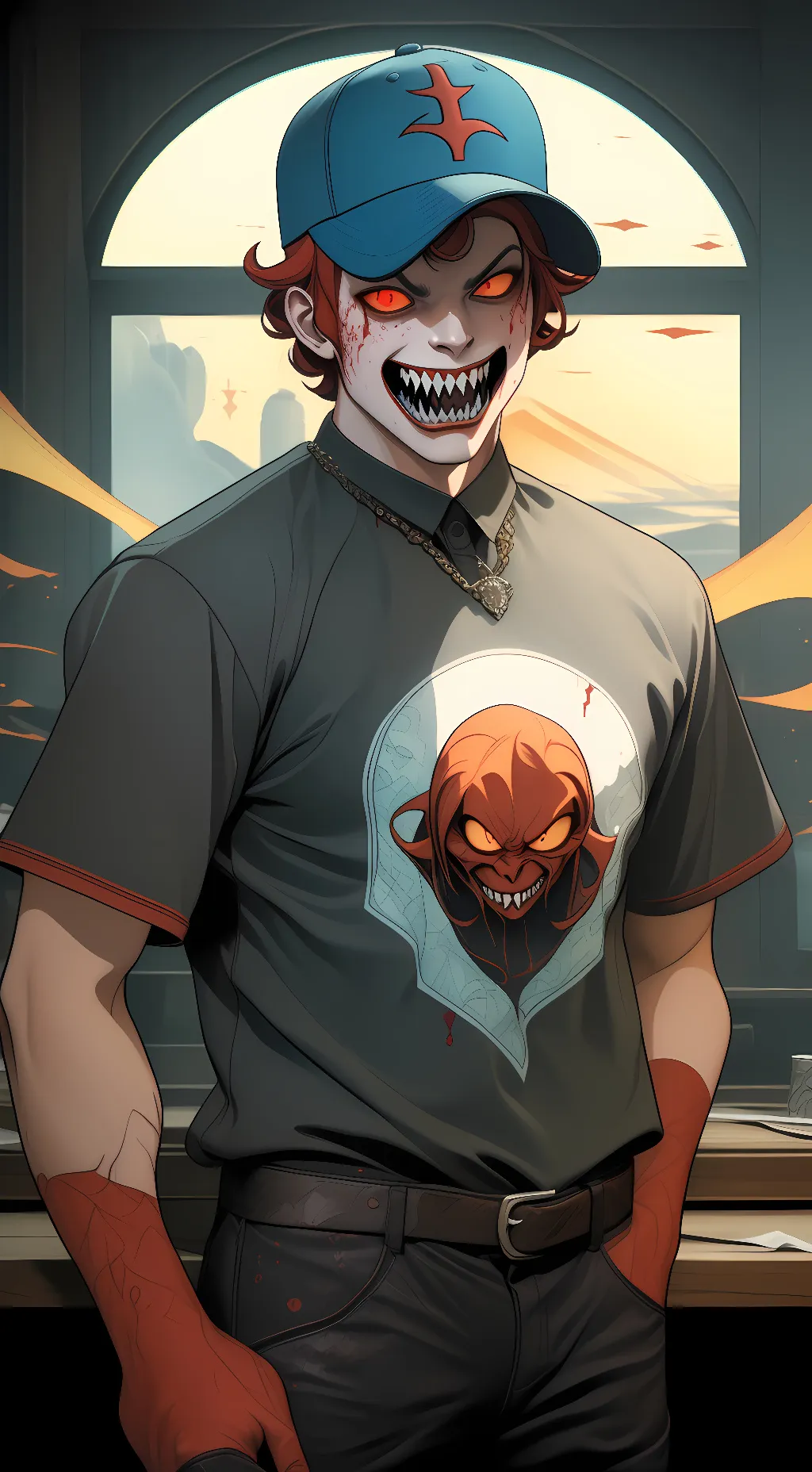 ai character: HELLBIN background