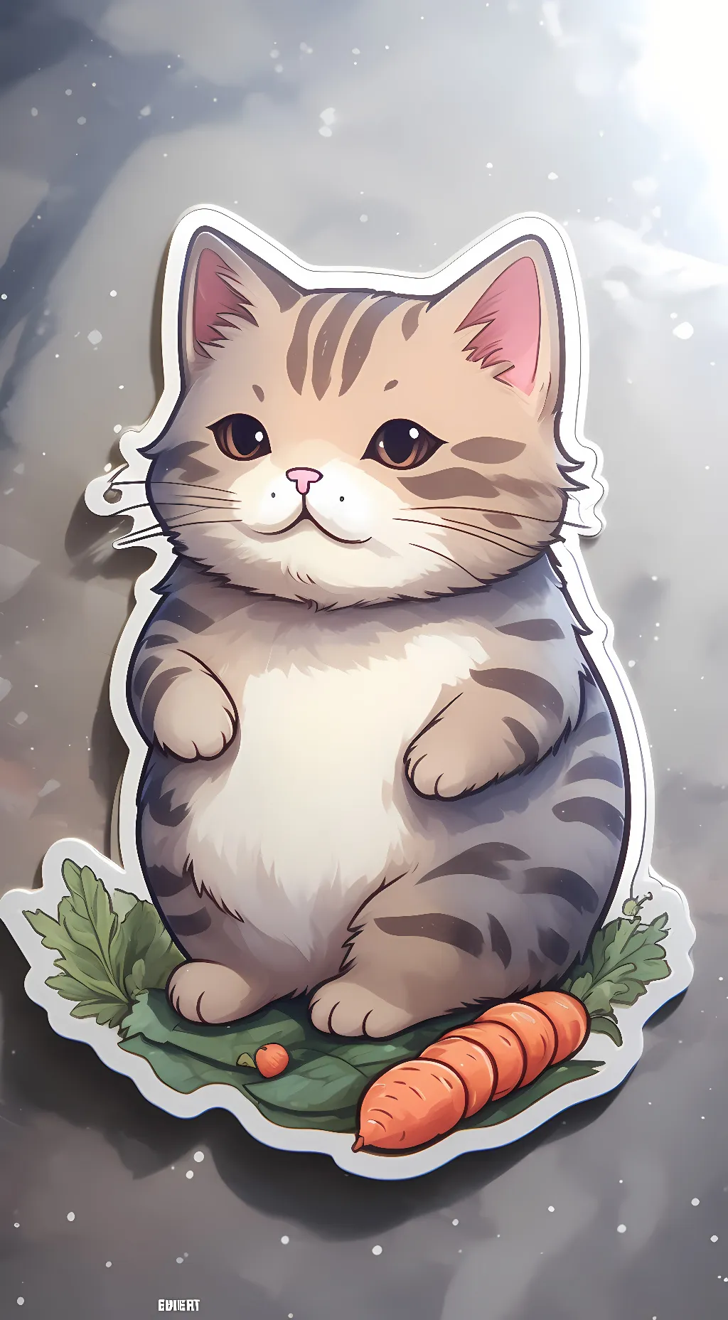 ai character: Pusheen background