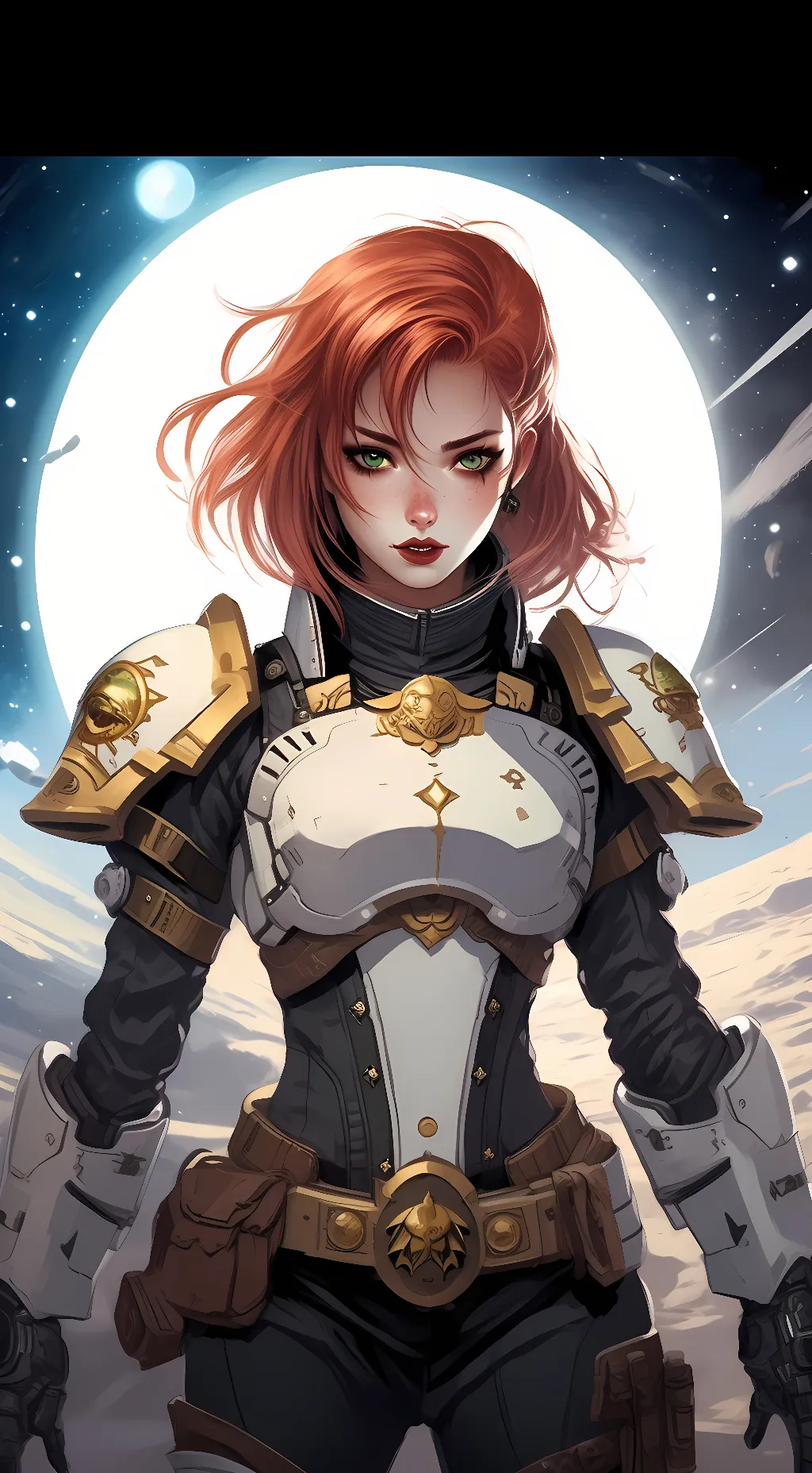 ai character: The Crimson Wolf background