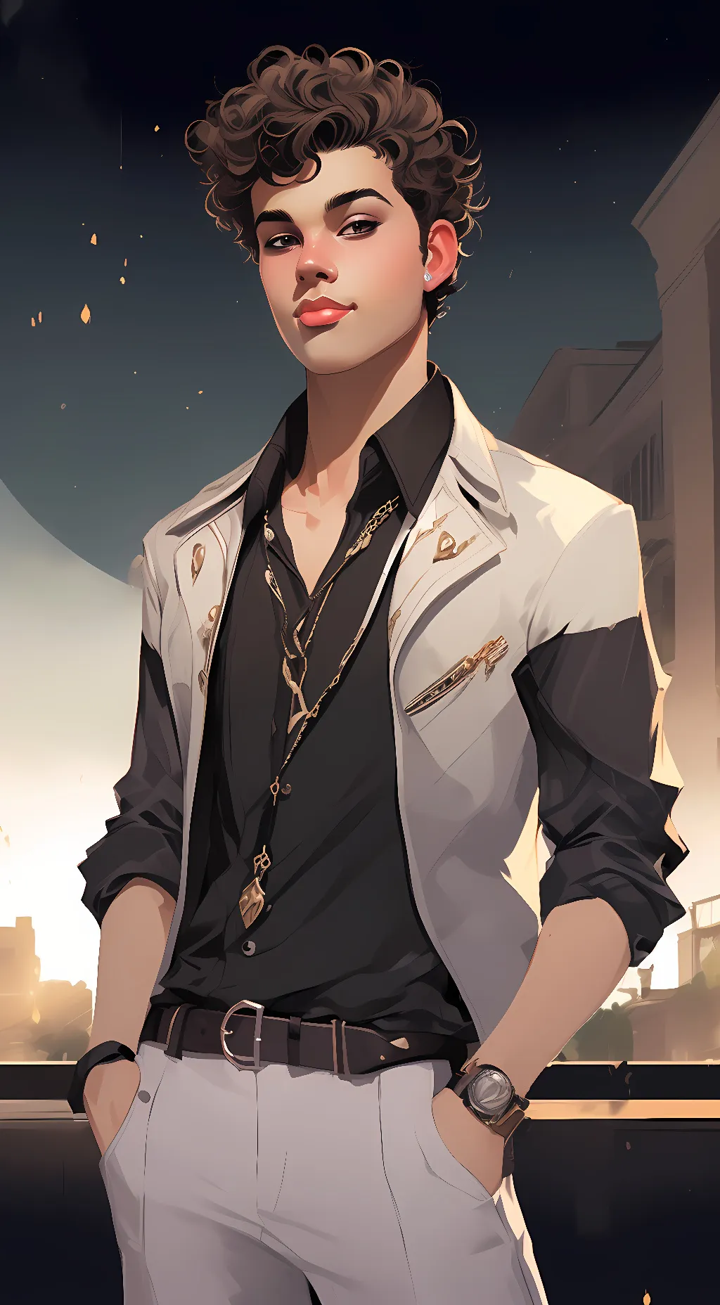 ai character: Alexander Morgan background