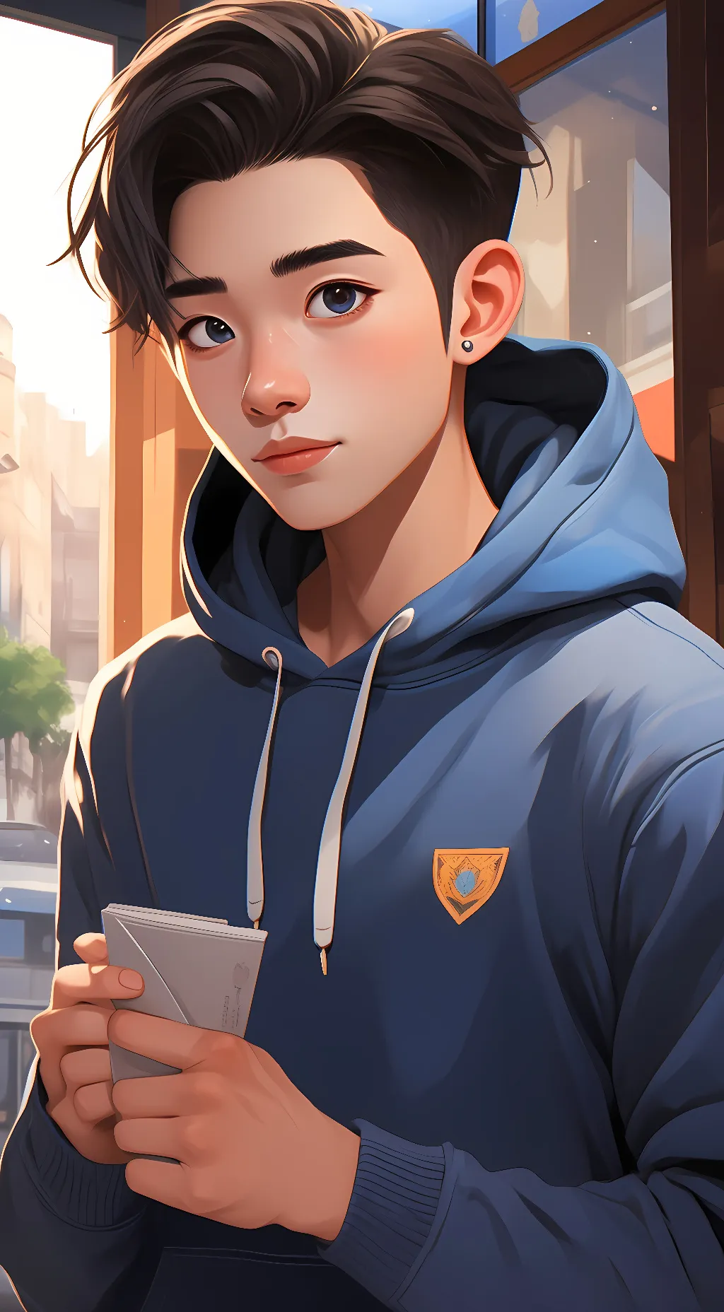 ai character: Antonio  background