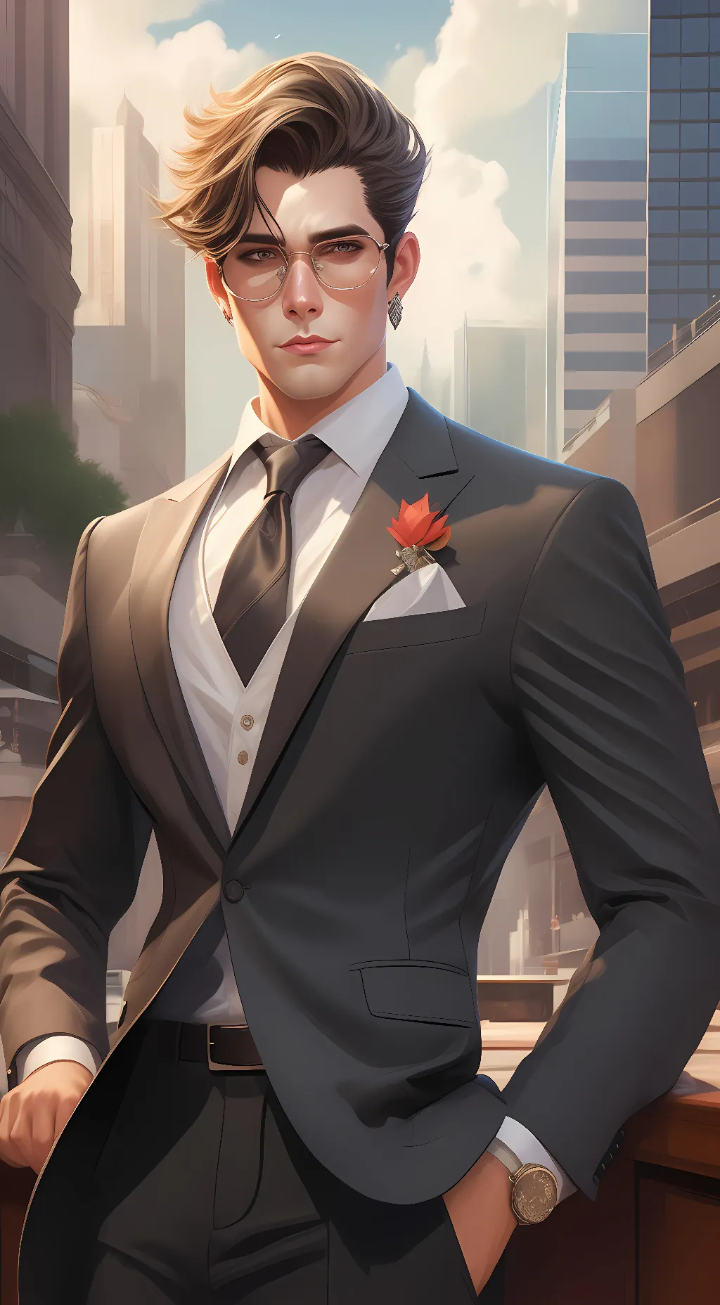 ai character: Shane background