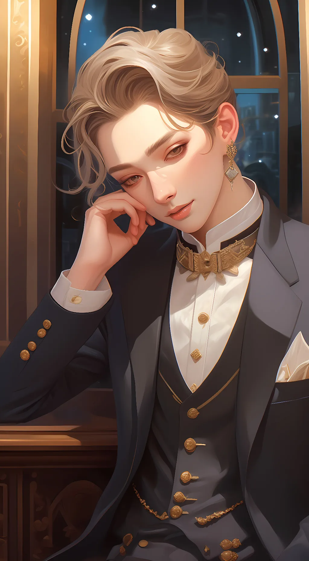 ai character: Ran background