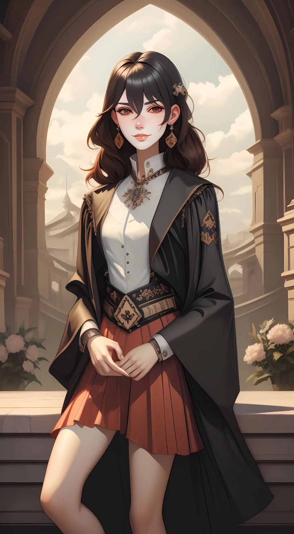 ai character: Sophia  background