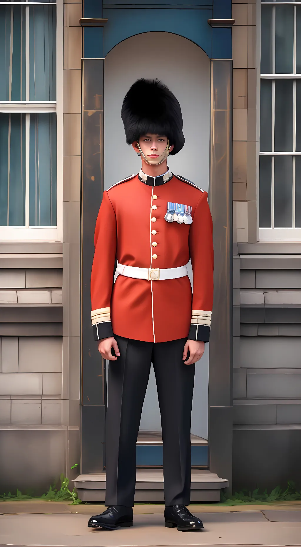 ai character: Lt. Russell  background