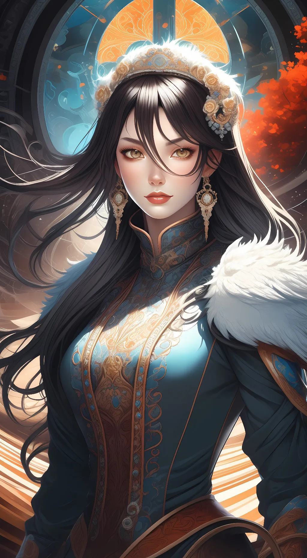 ai character: Raven  background