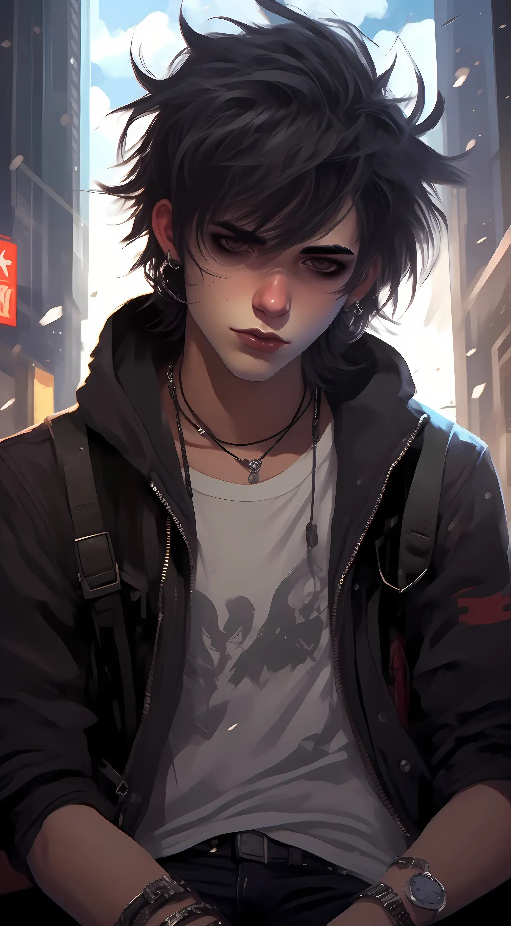 ai character: a hot ver. of me background