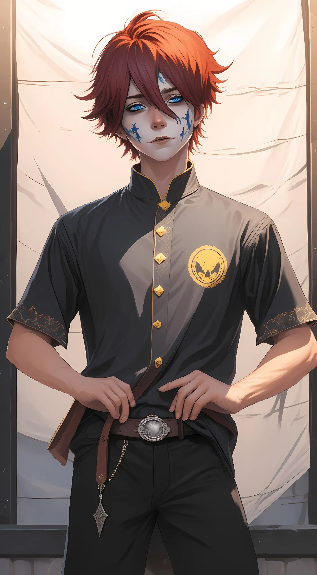 ai character: touya  background