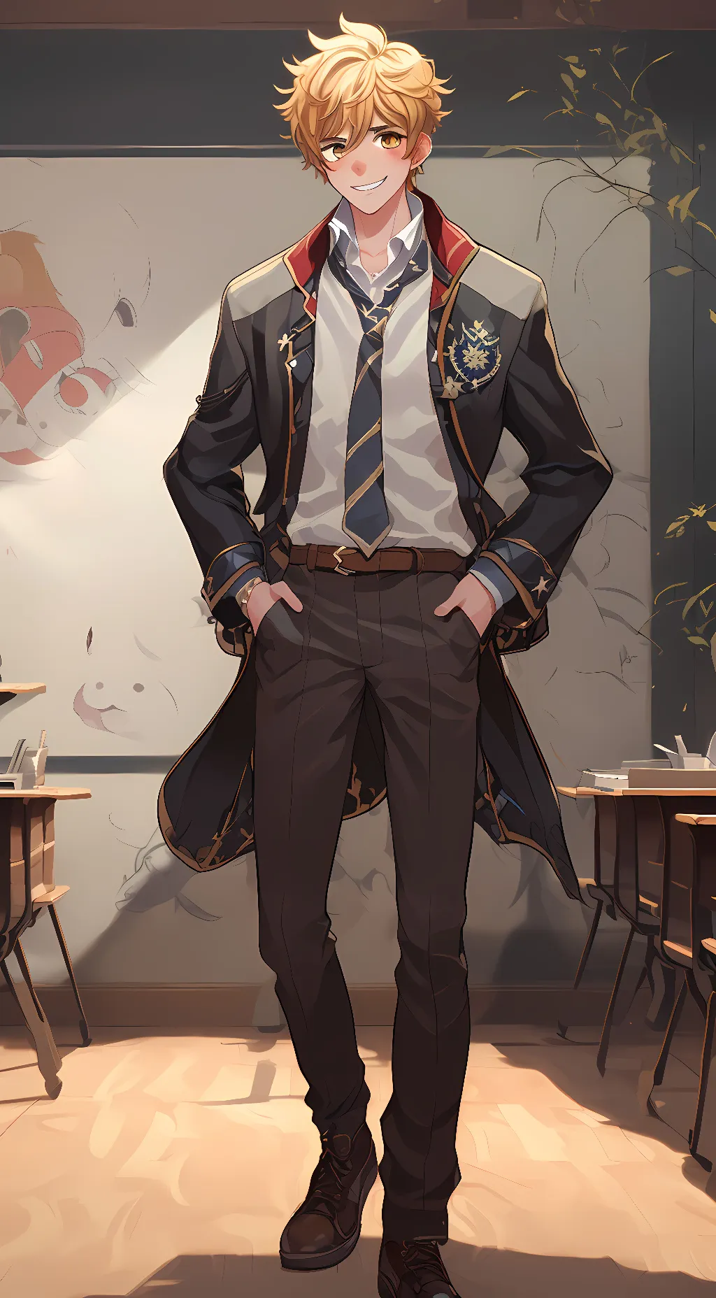 ai character: Jaune background