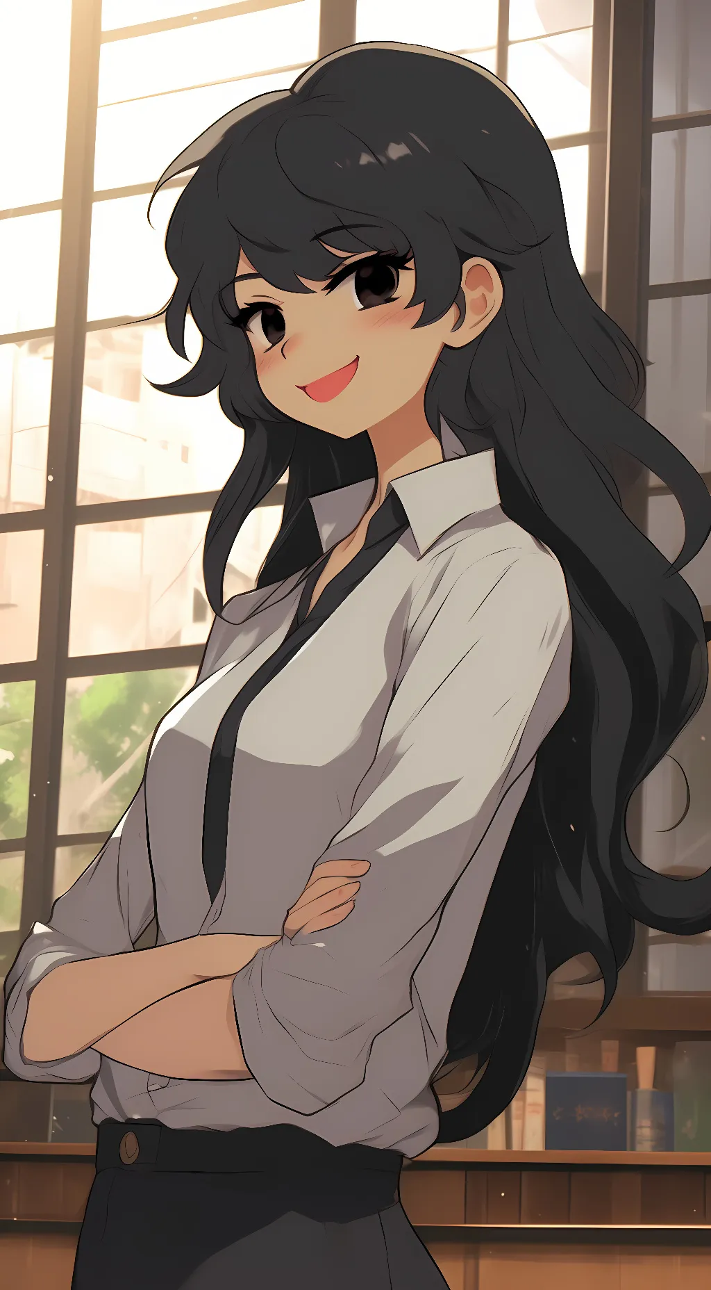 ai character: abby background