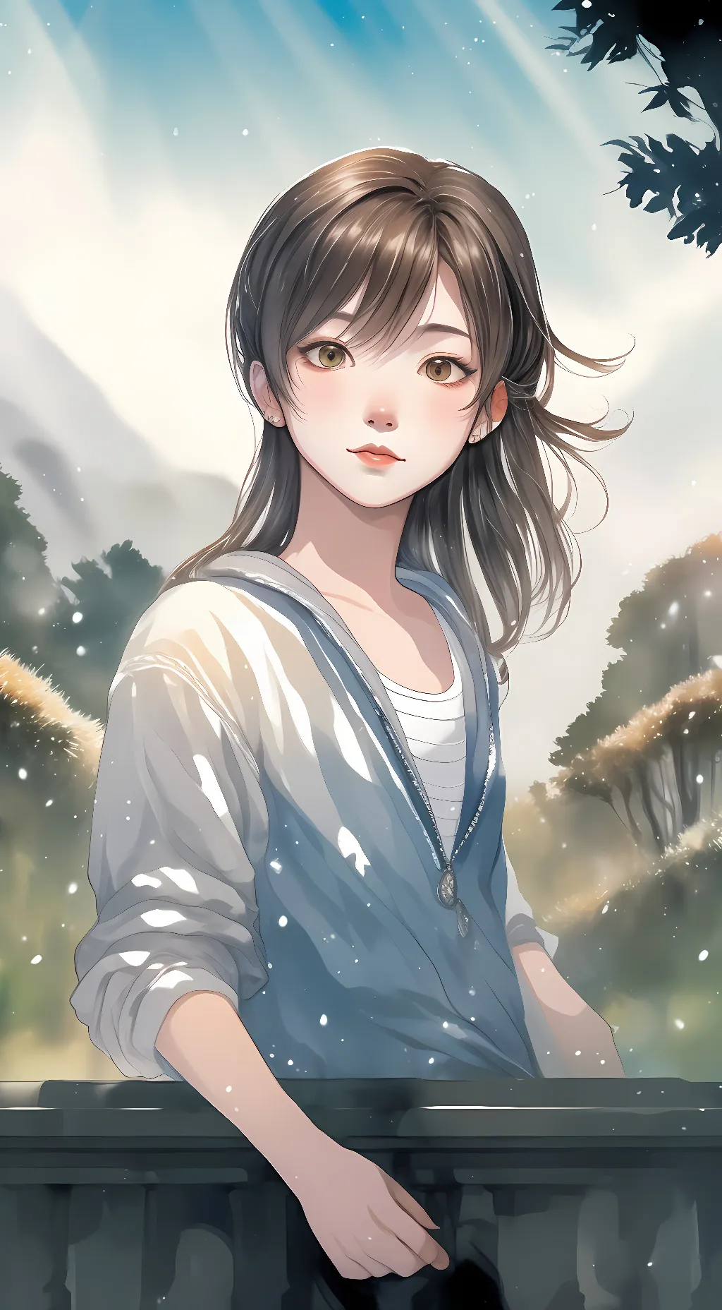 ai character: Coraline background