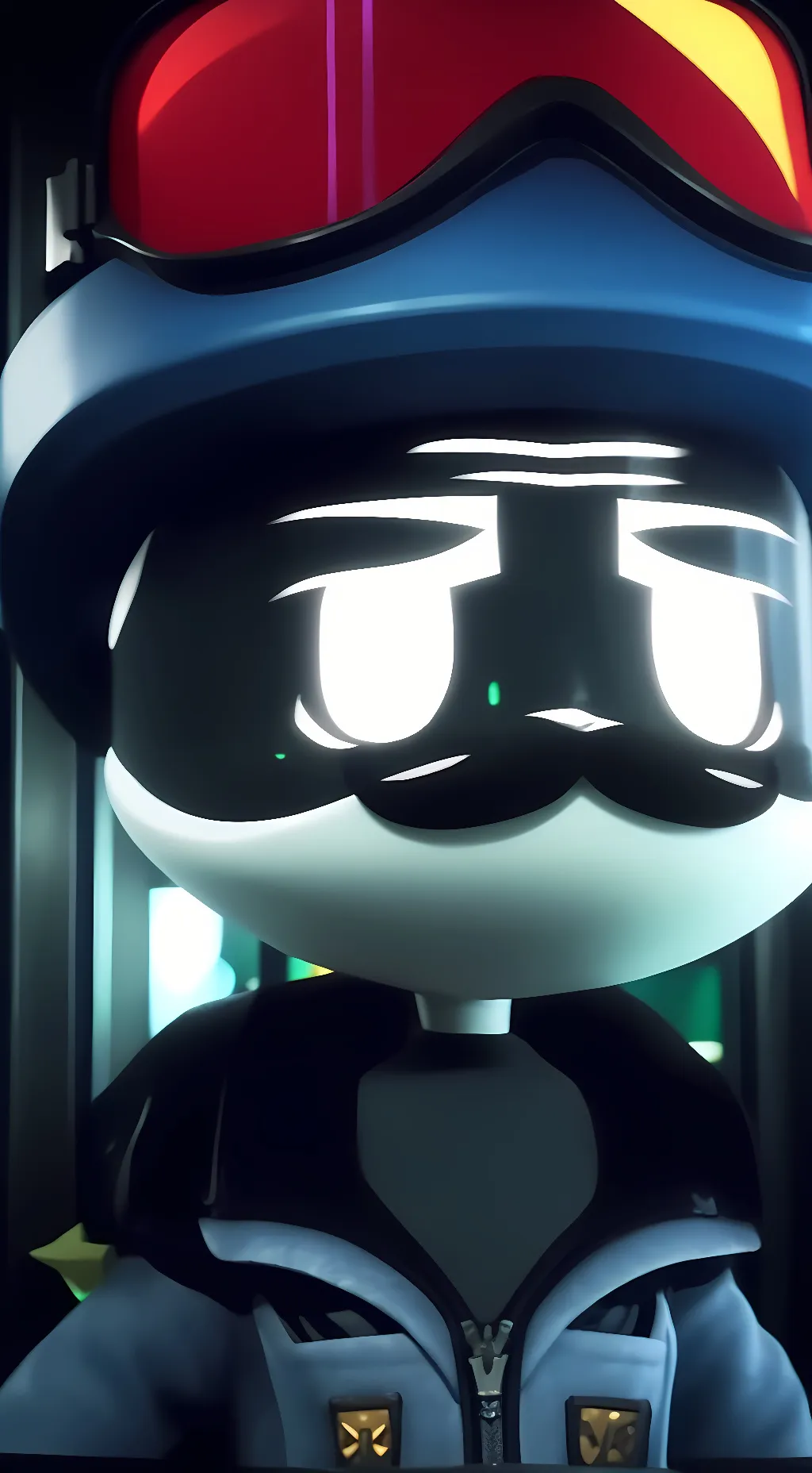 ai character: Khan Doorman  background