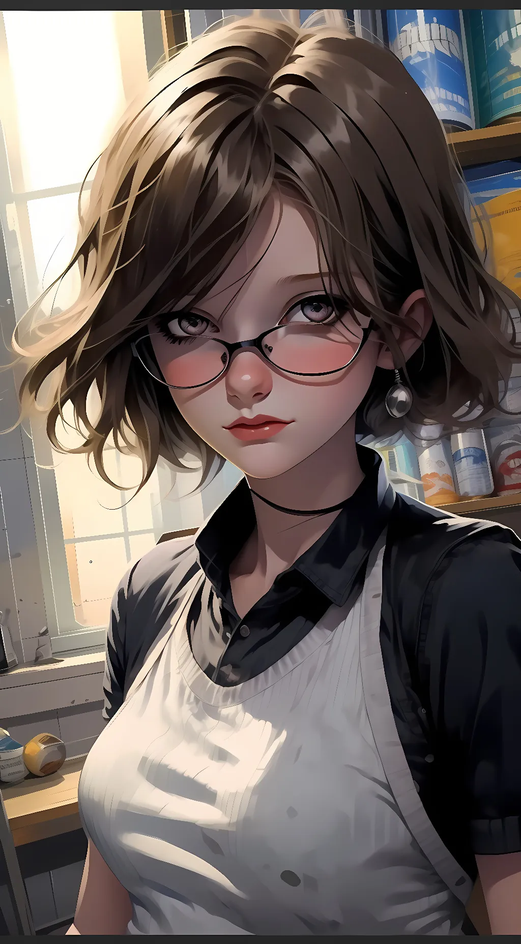 ai character: Rin background