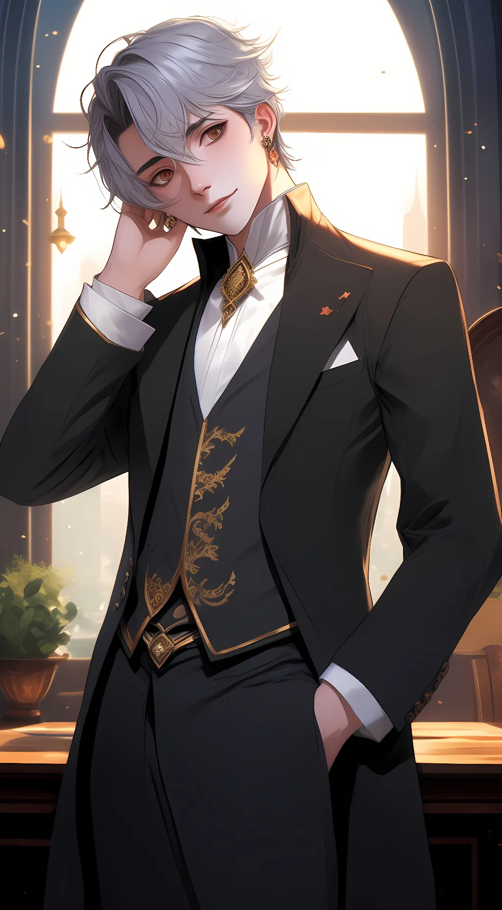 ai character: Asher background