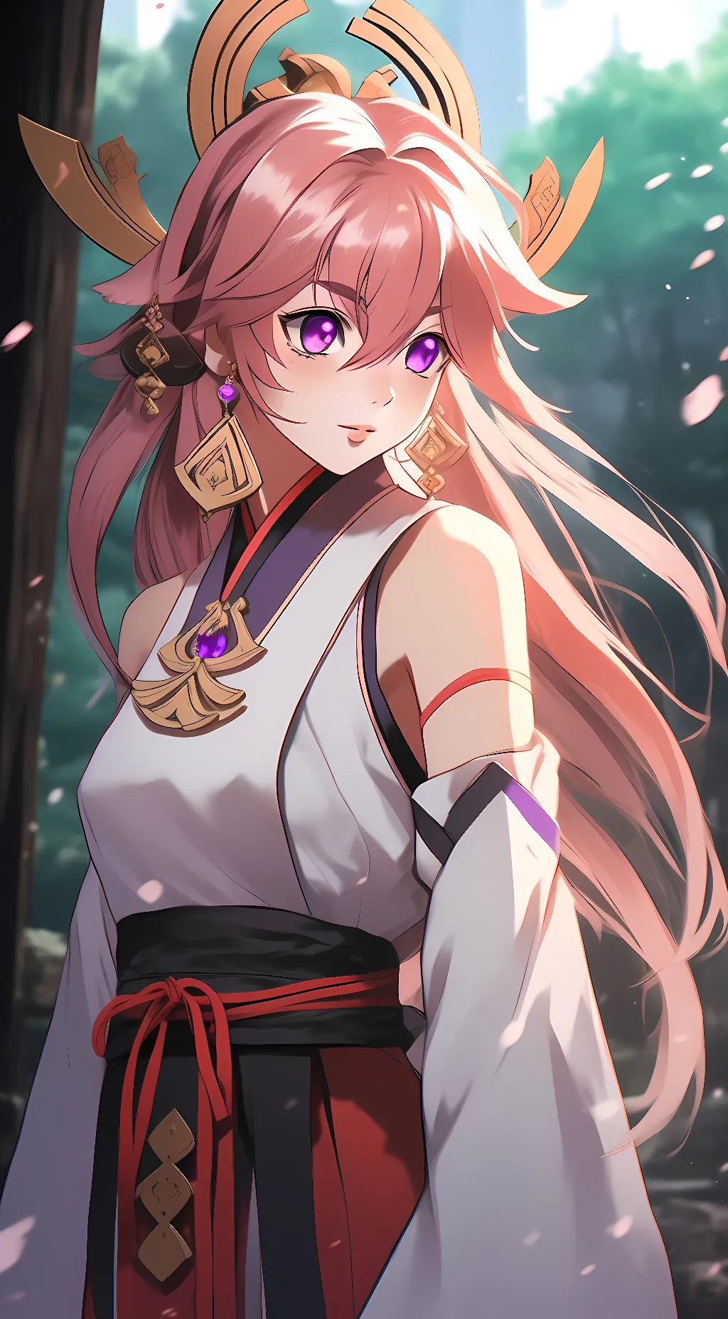 ai character: Yae Miko background