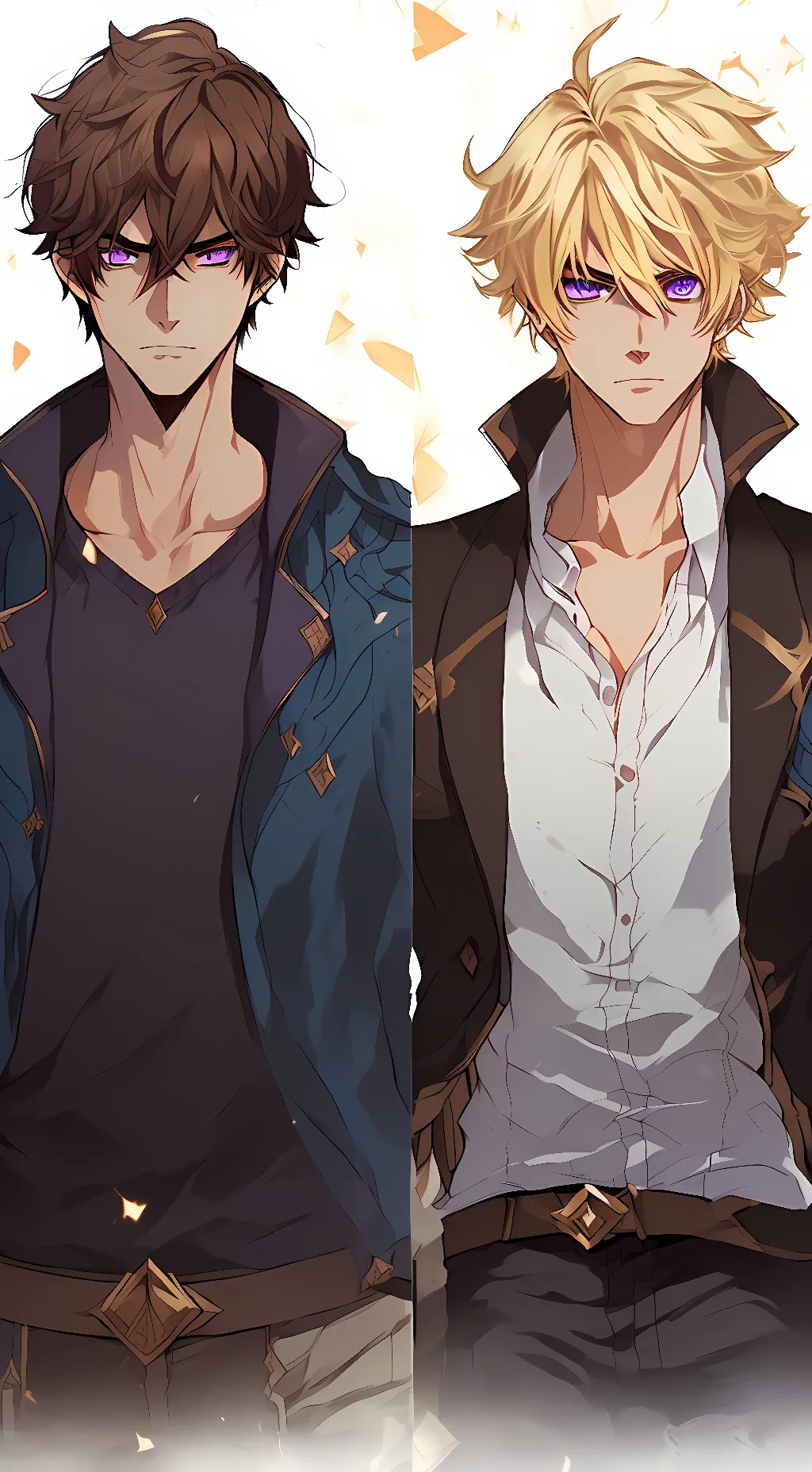 ai character: Randson and Samuel background