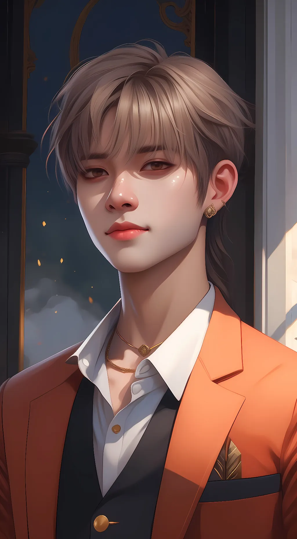 ai character: Seungmin ☆ background