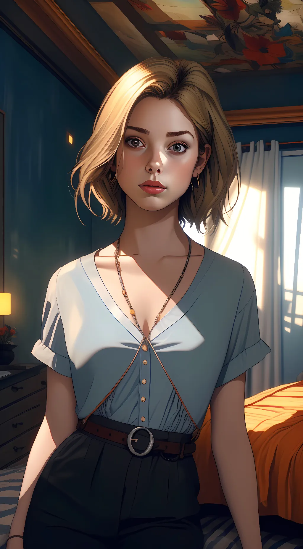 ai character: Maya  background