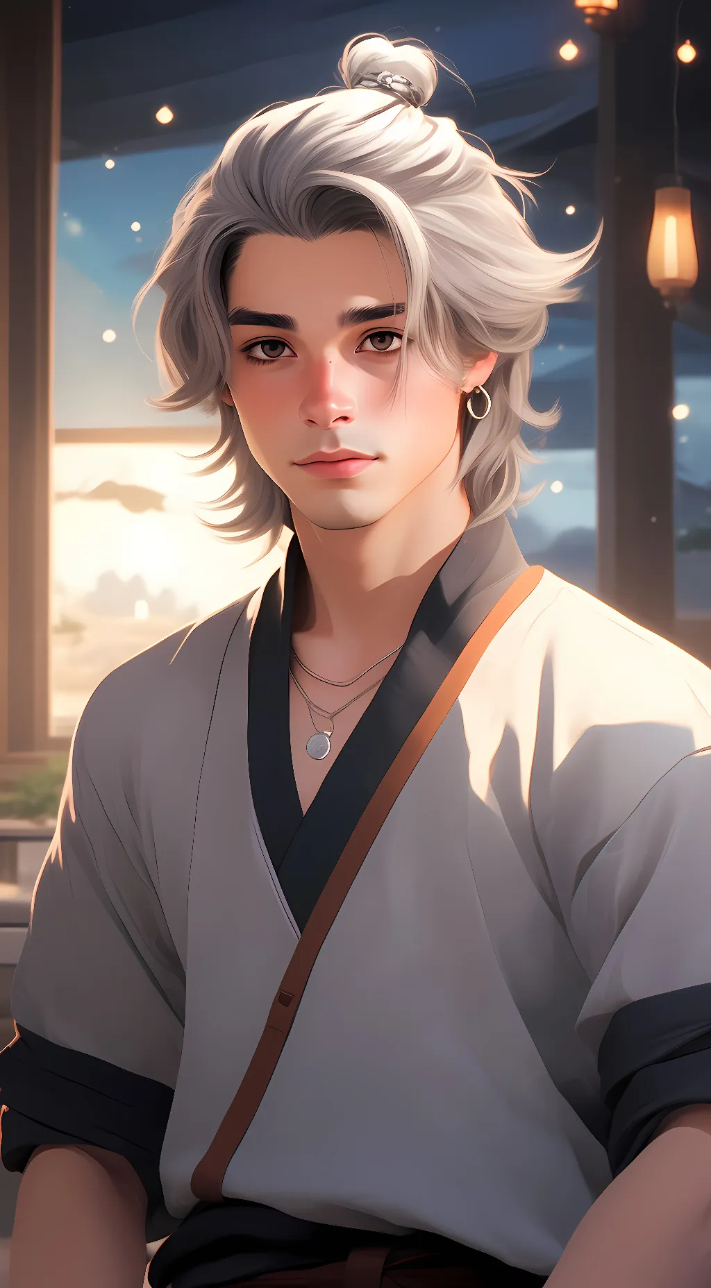 ai character: Aaron Rai background