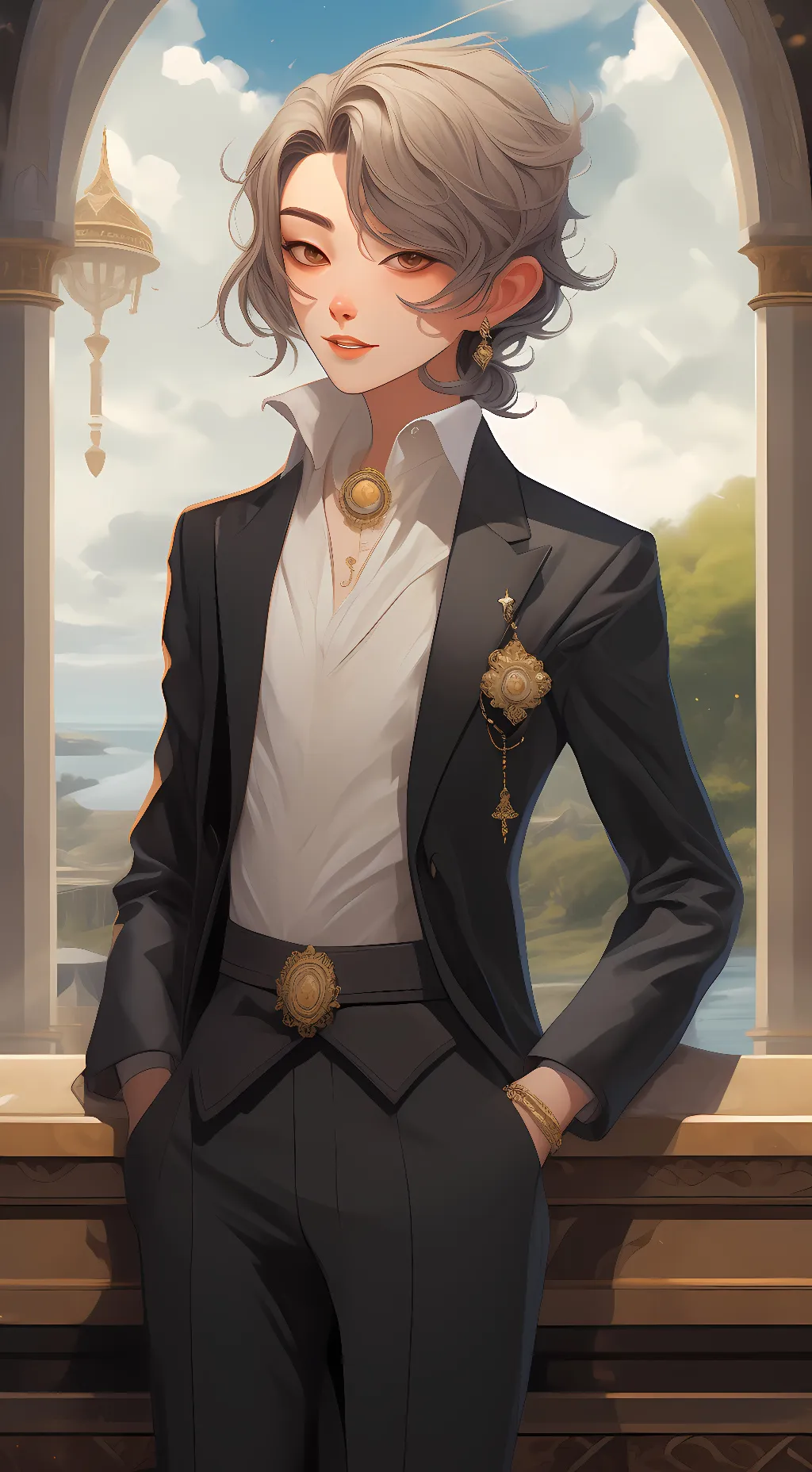 ai character: Ames background