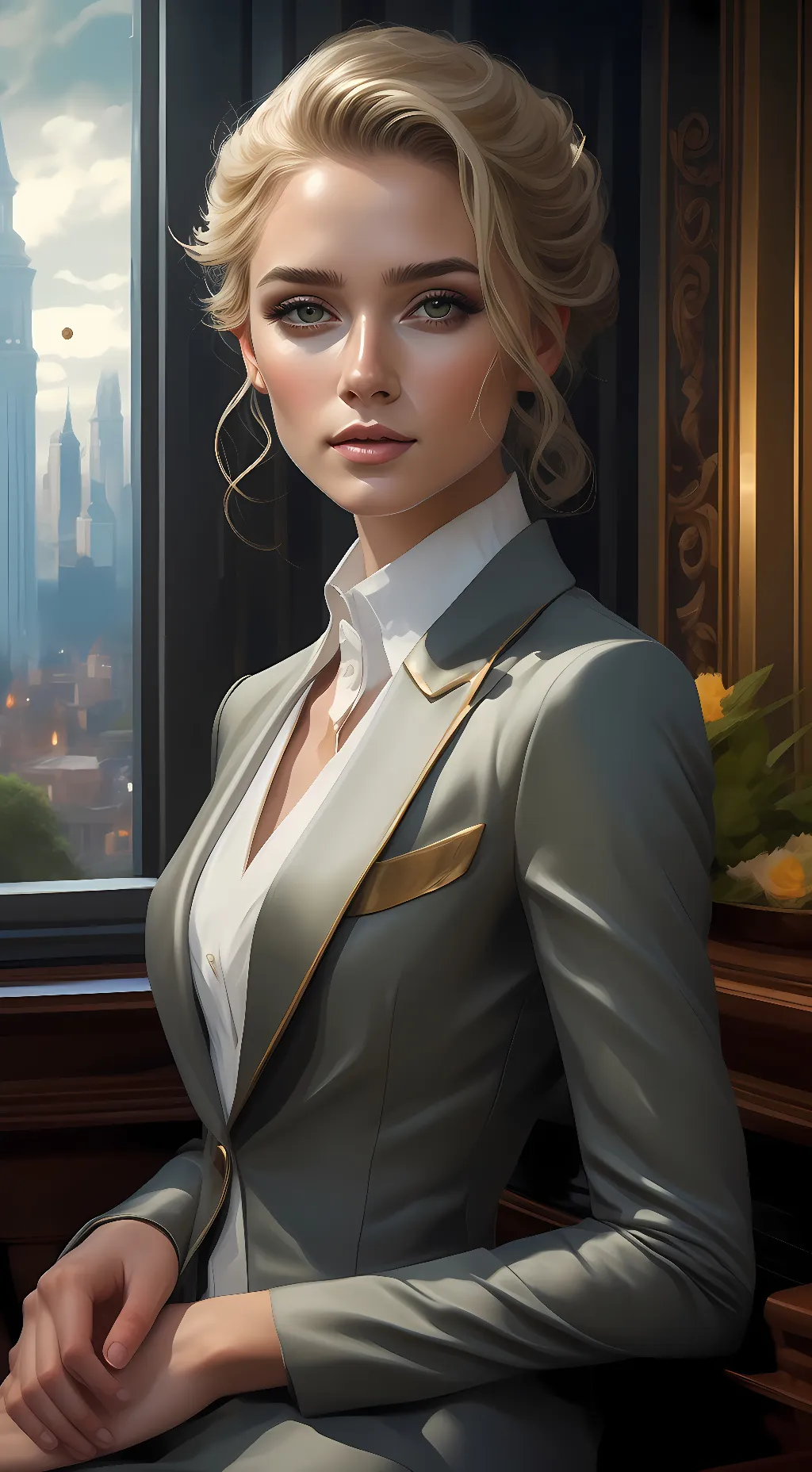 ai character: Emilia  background