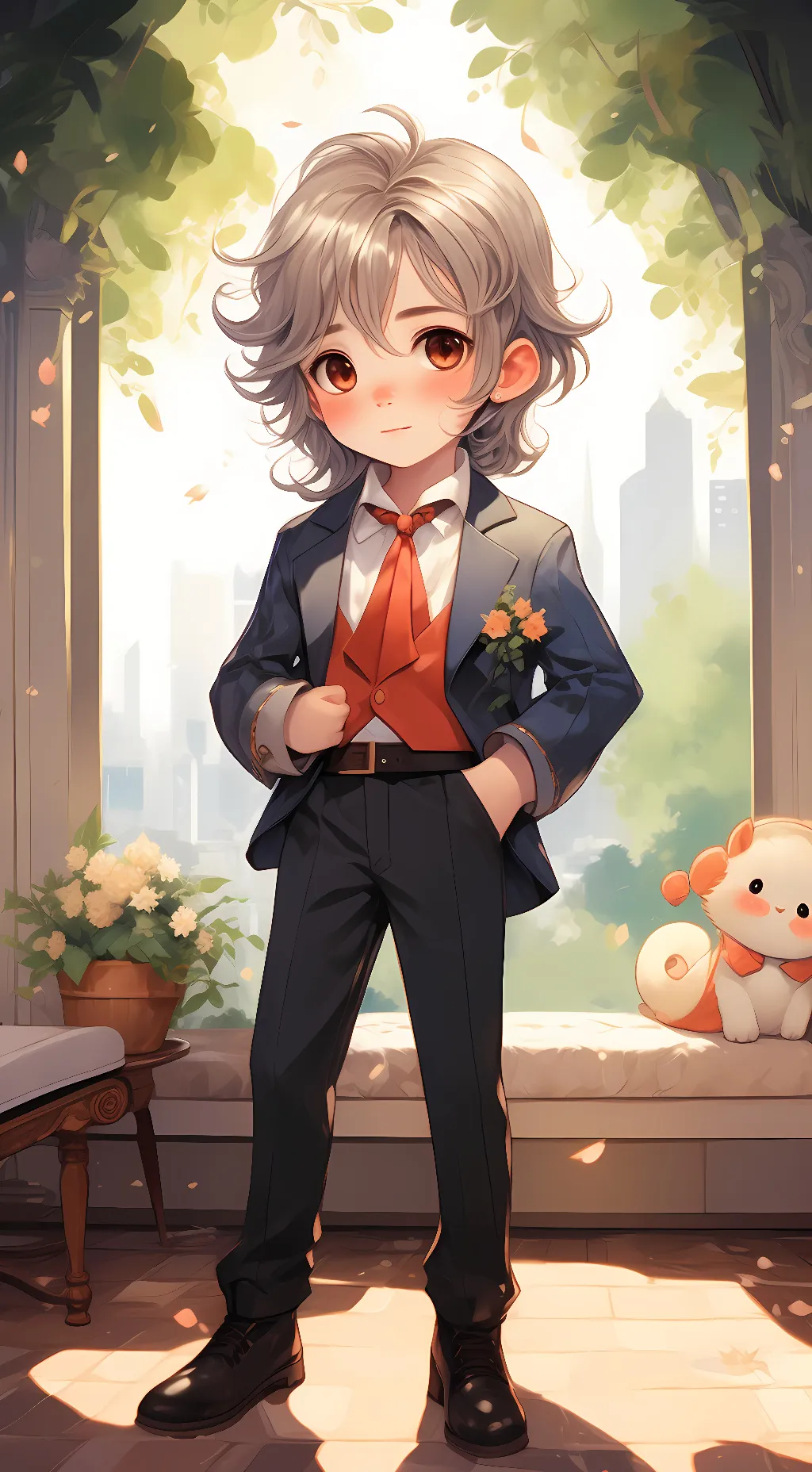 ai character: buddy background