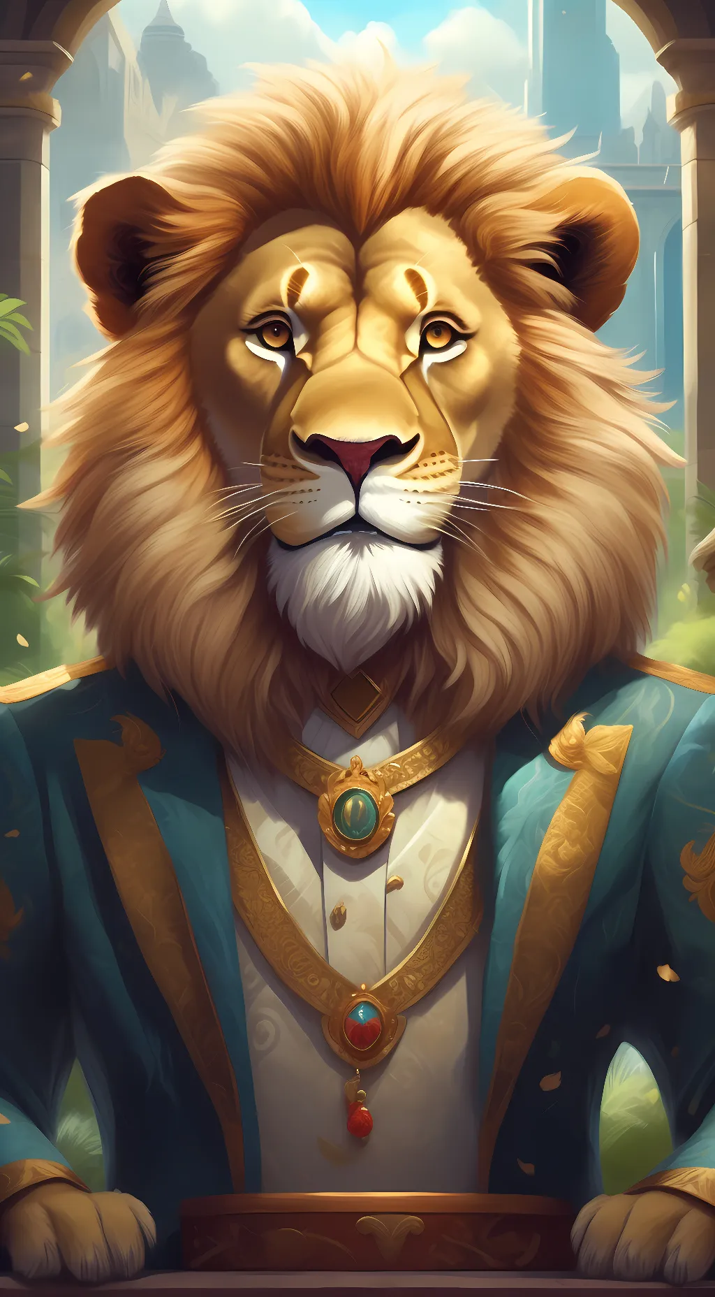 ai character: king poop background