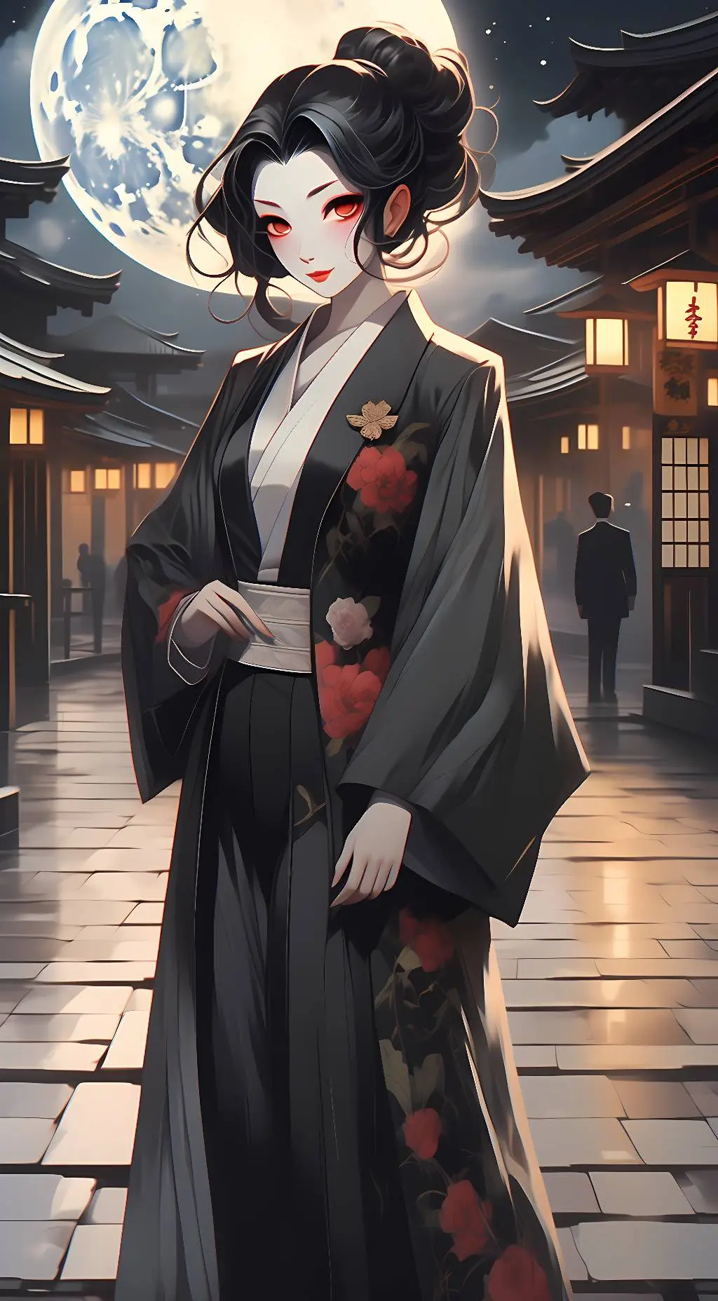 ai character: Uppermoons background