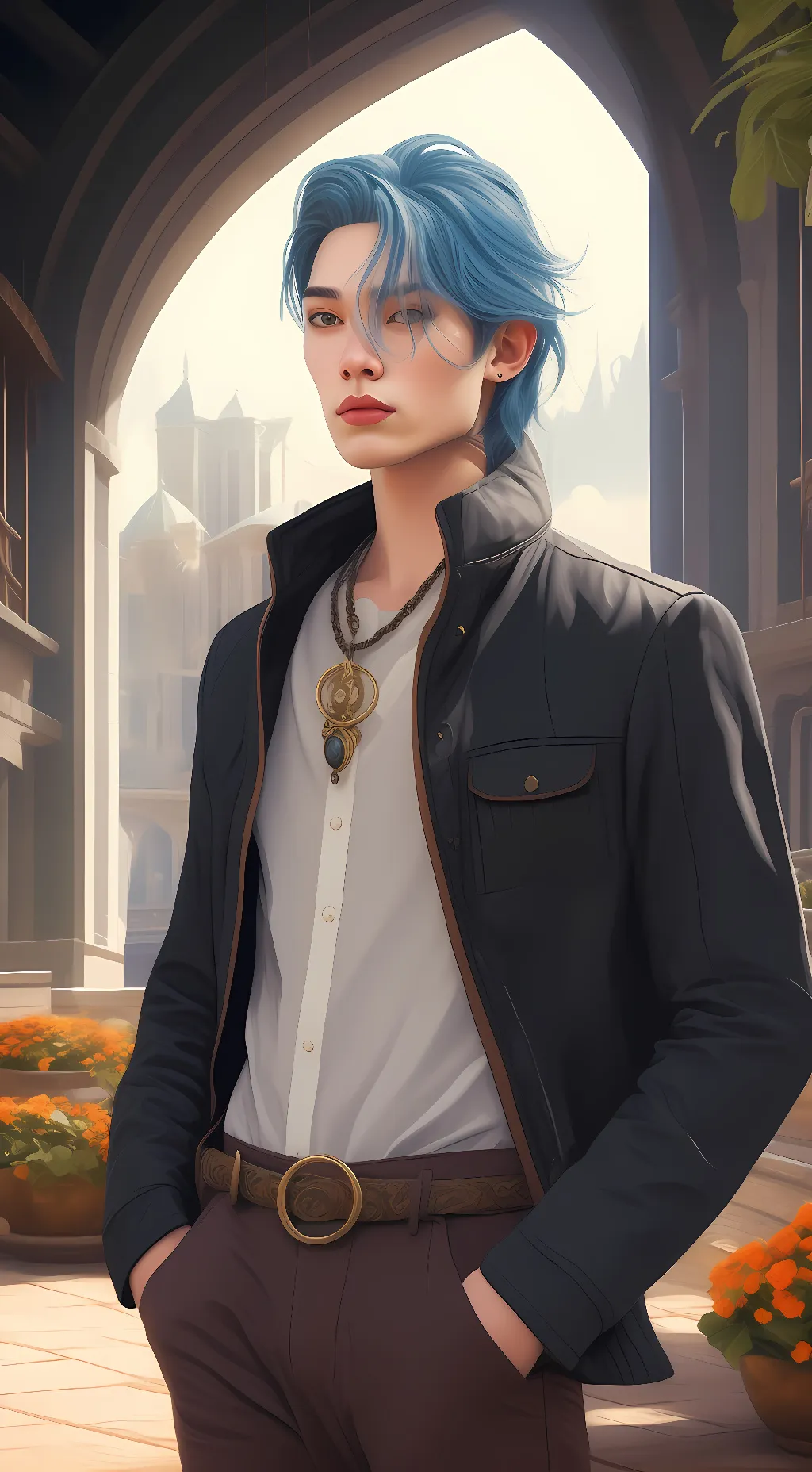 ai character: Alistair  background