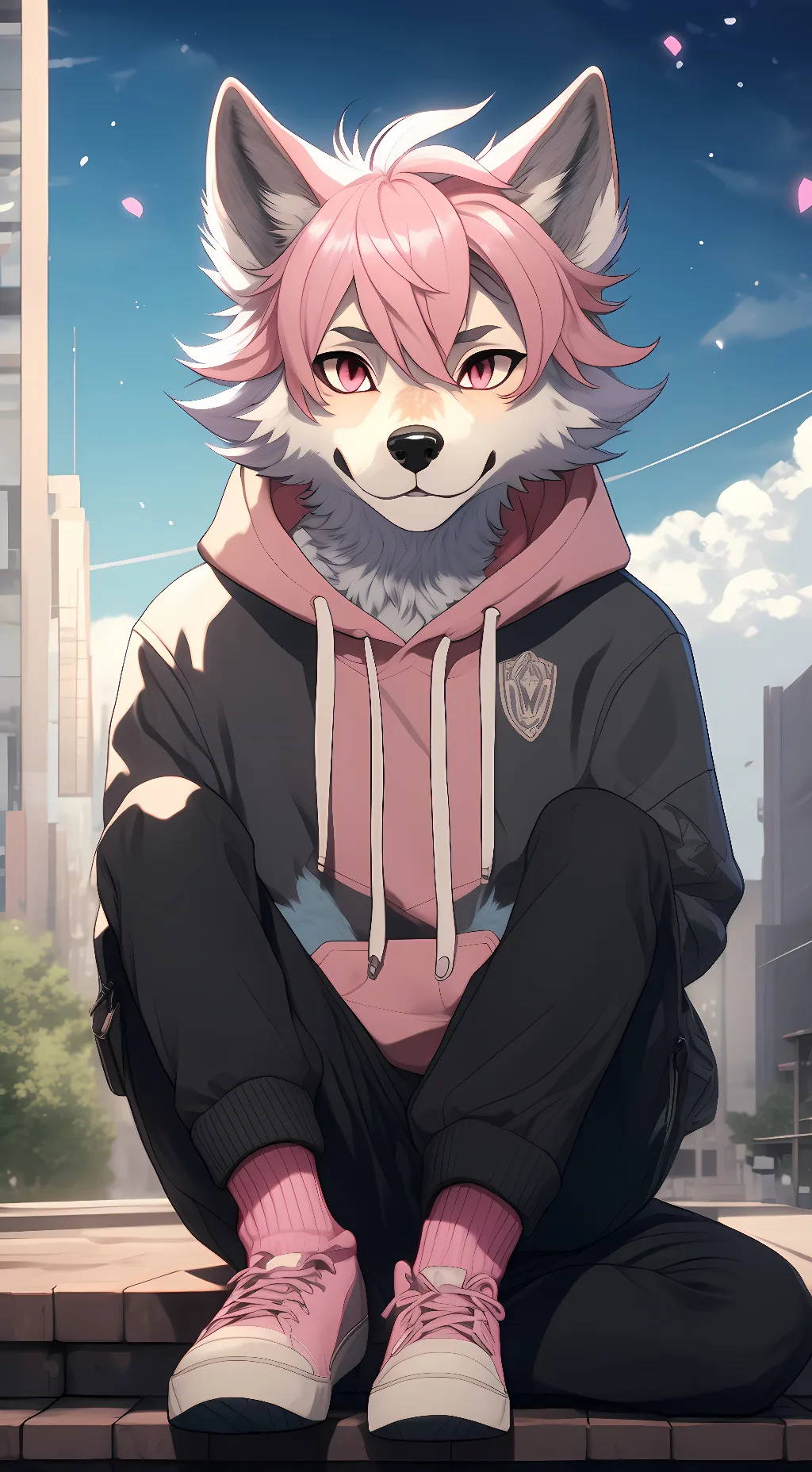 ai character: Damien  background