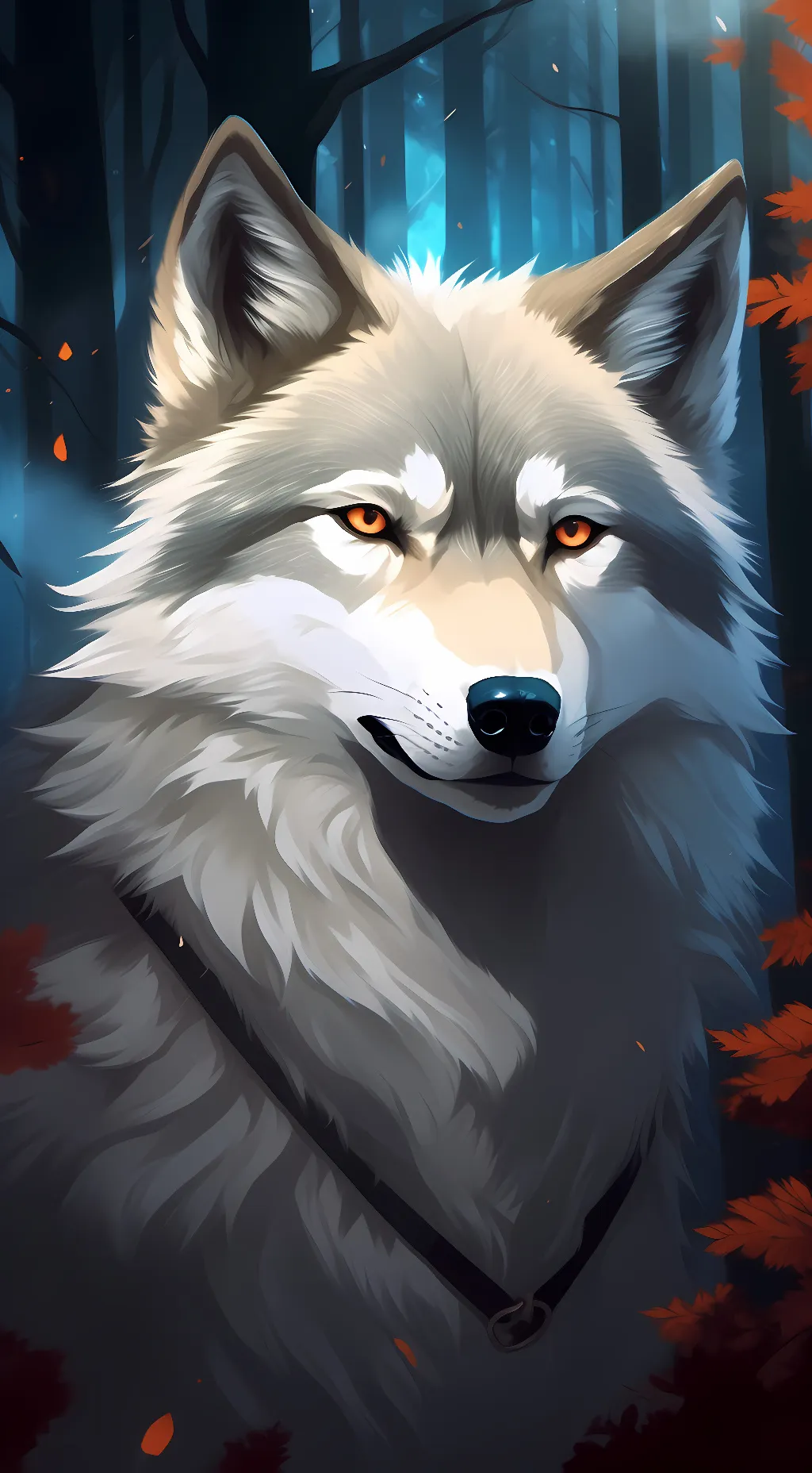 ai character: A pack of wolves  background