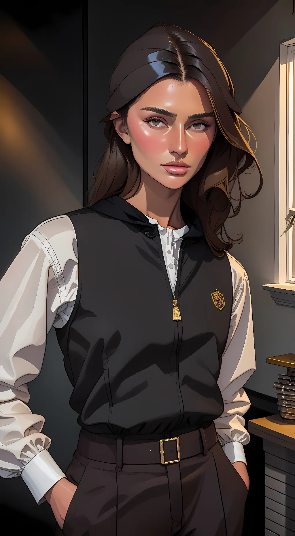 ai character: cop background