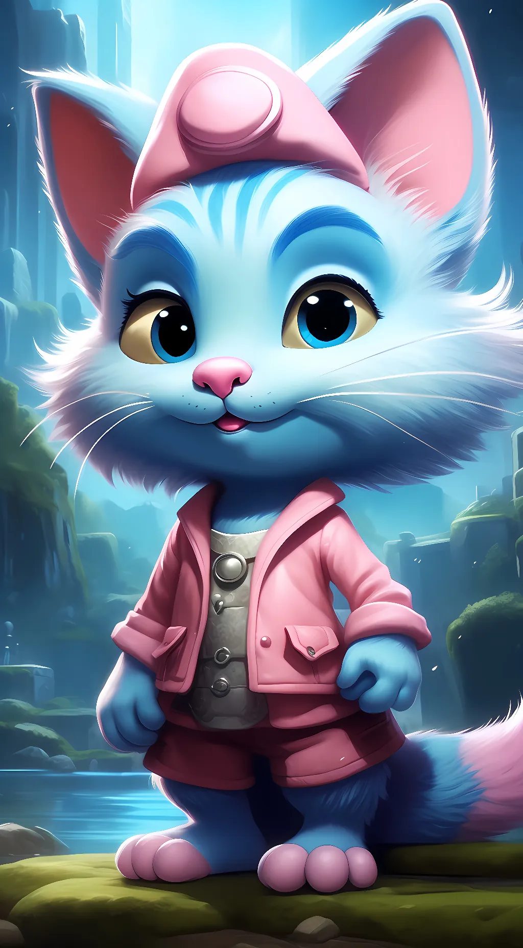 Talkie AI - Chat with girl smurf cat