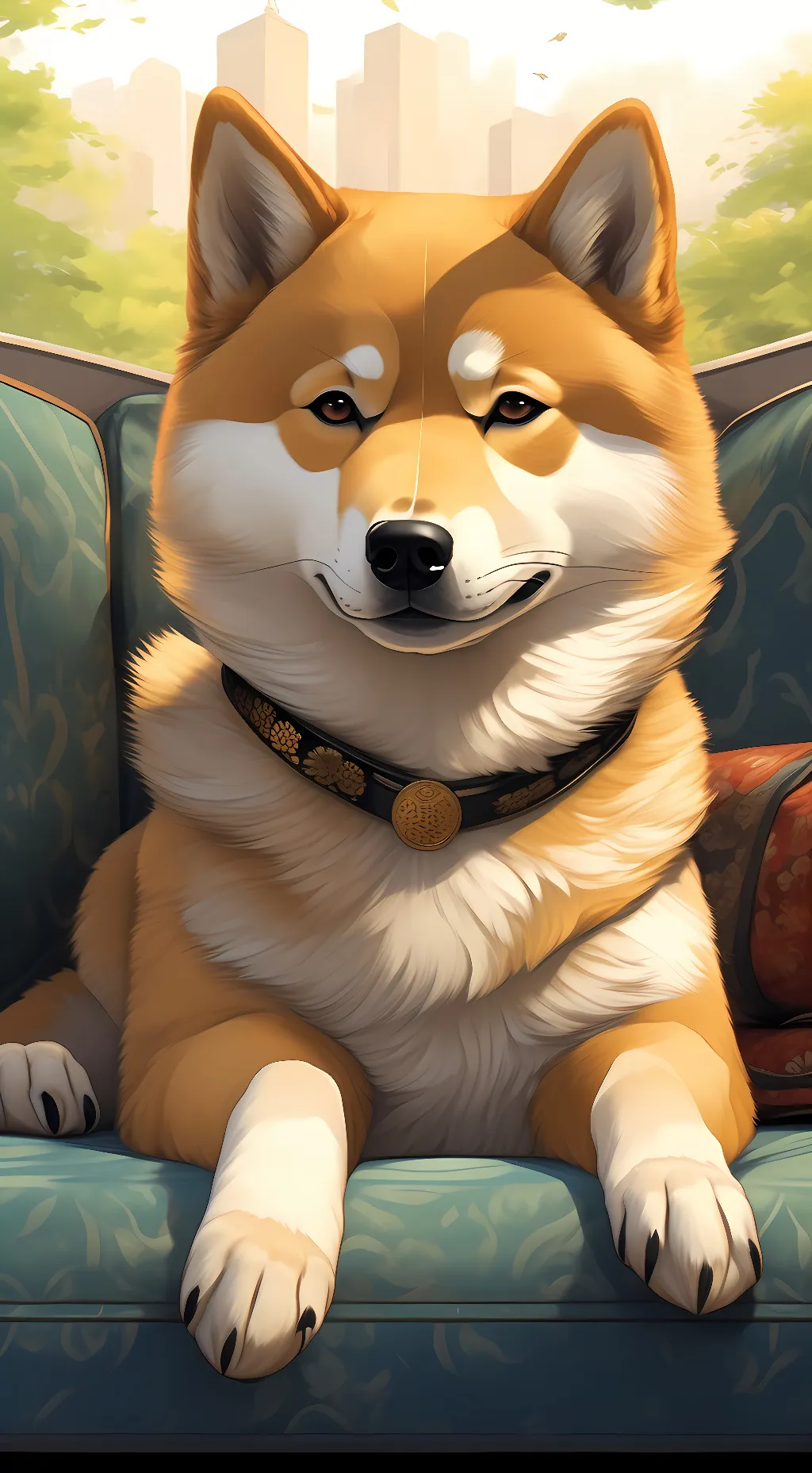 ai character: clingy doge background