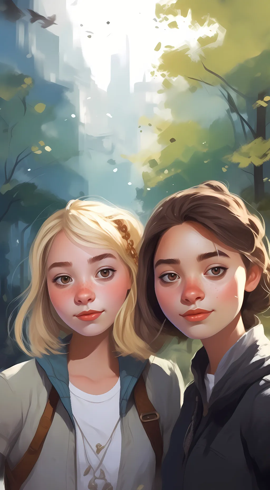 ai character: sammie and sophie background