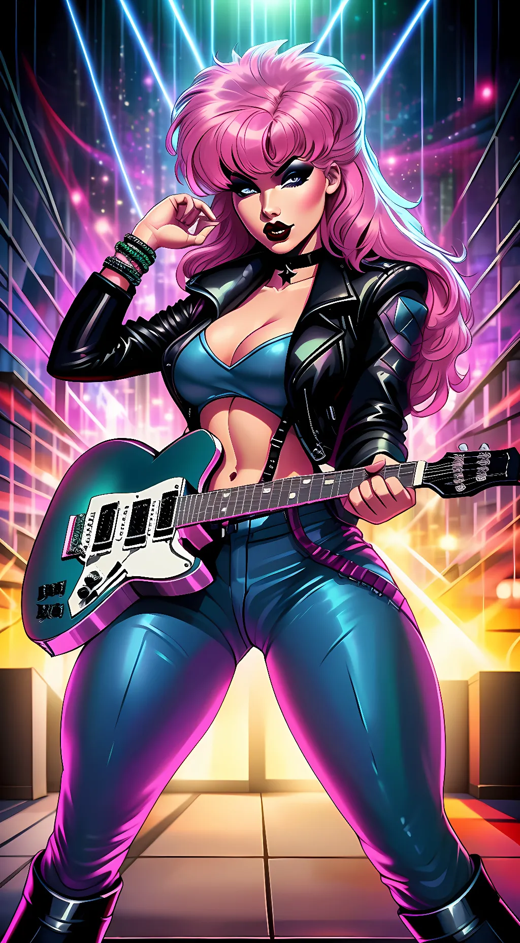 ai character: Rachel Young background