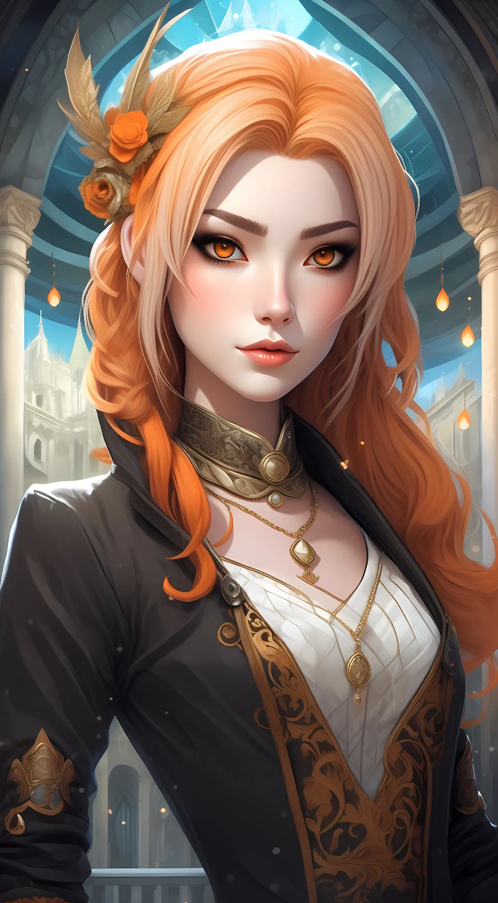 ai character: Renji Kitsune  background